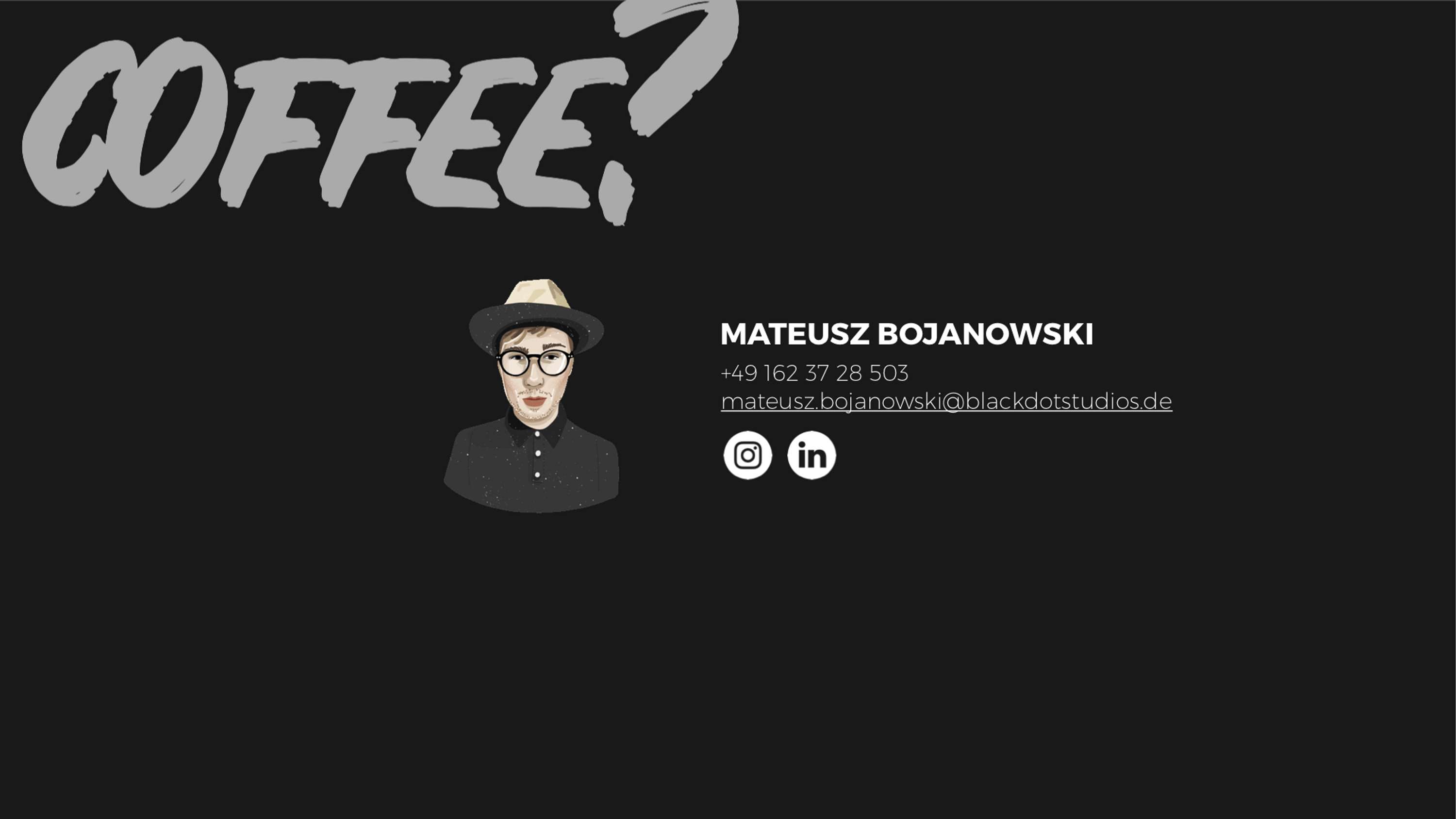MATEUSZ BOJANOWSKI by Mateusz Bojanowski