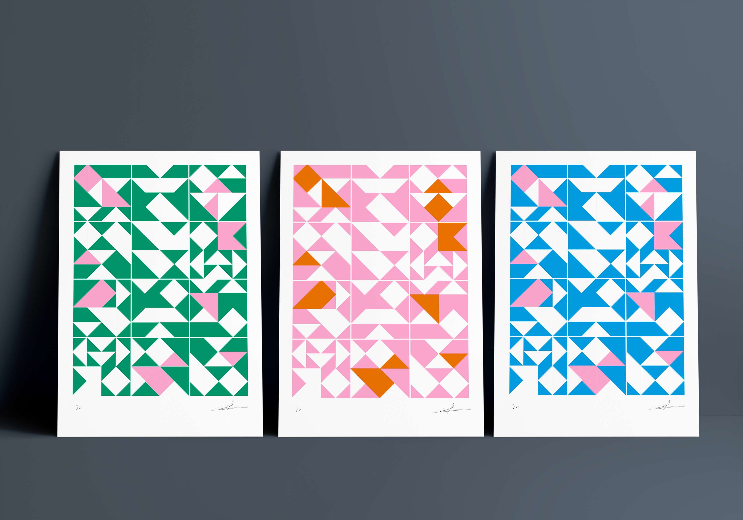 Personal work - screen printing by Zenia Labropoulou