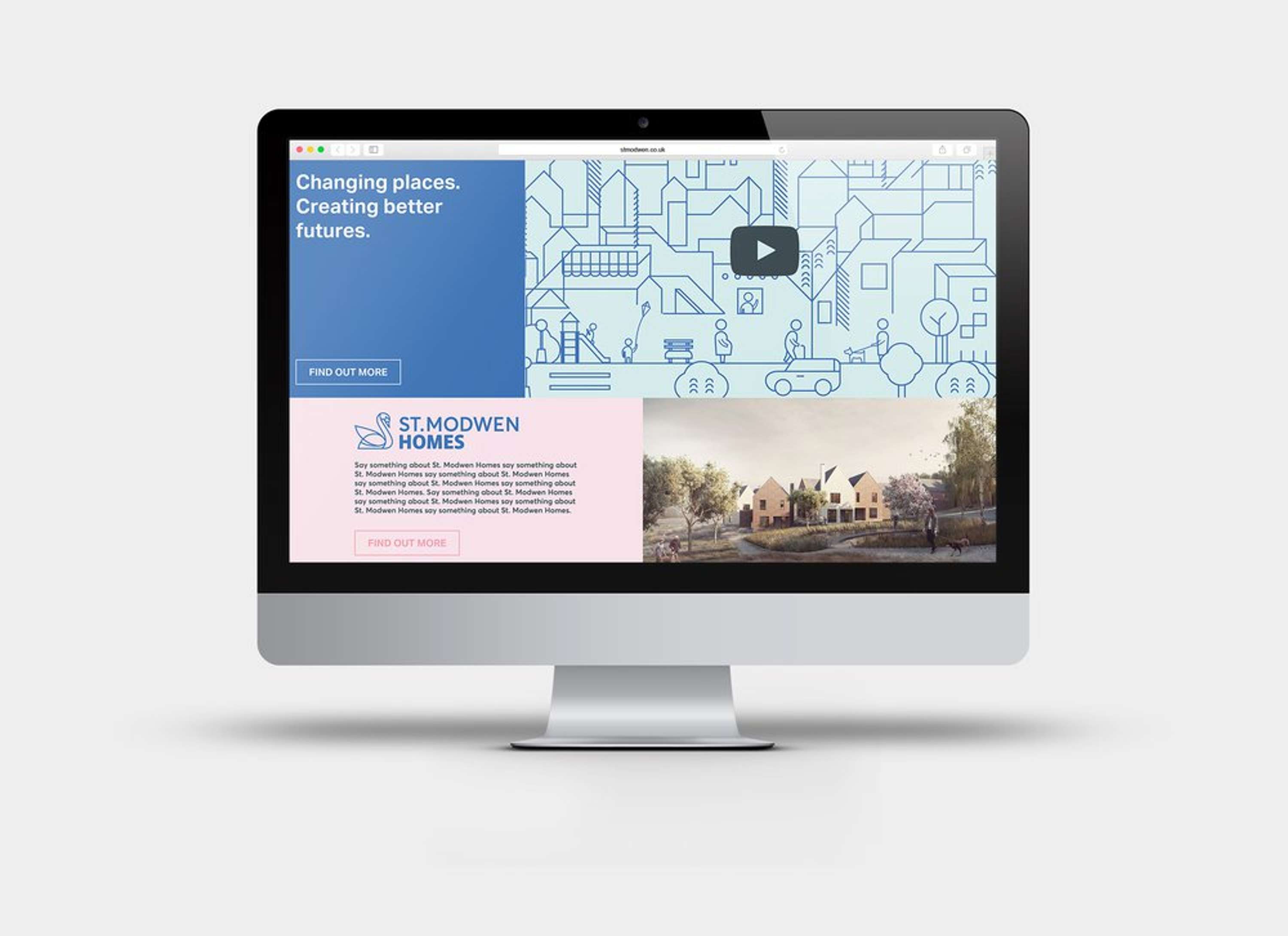 St. Modwen Rebrand by HemingwayDesign