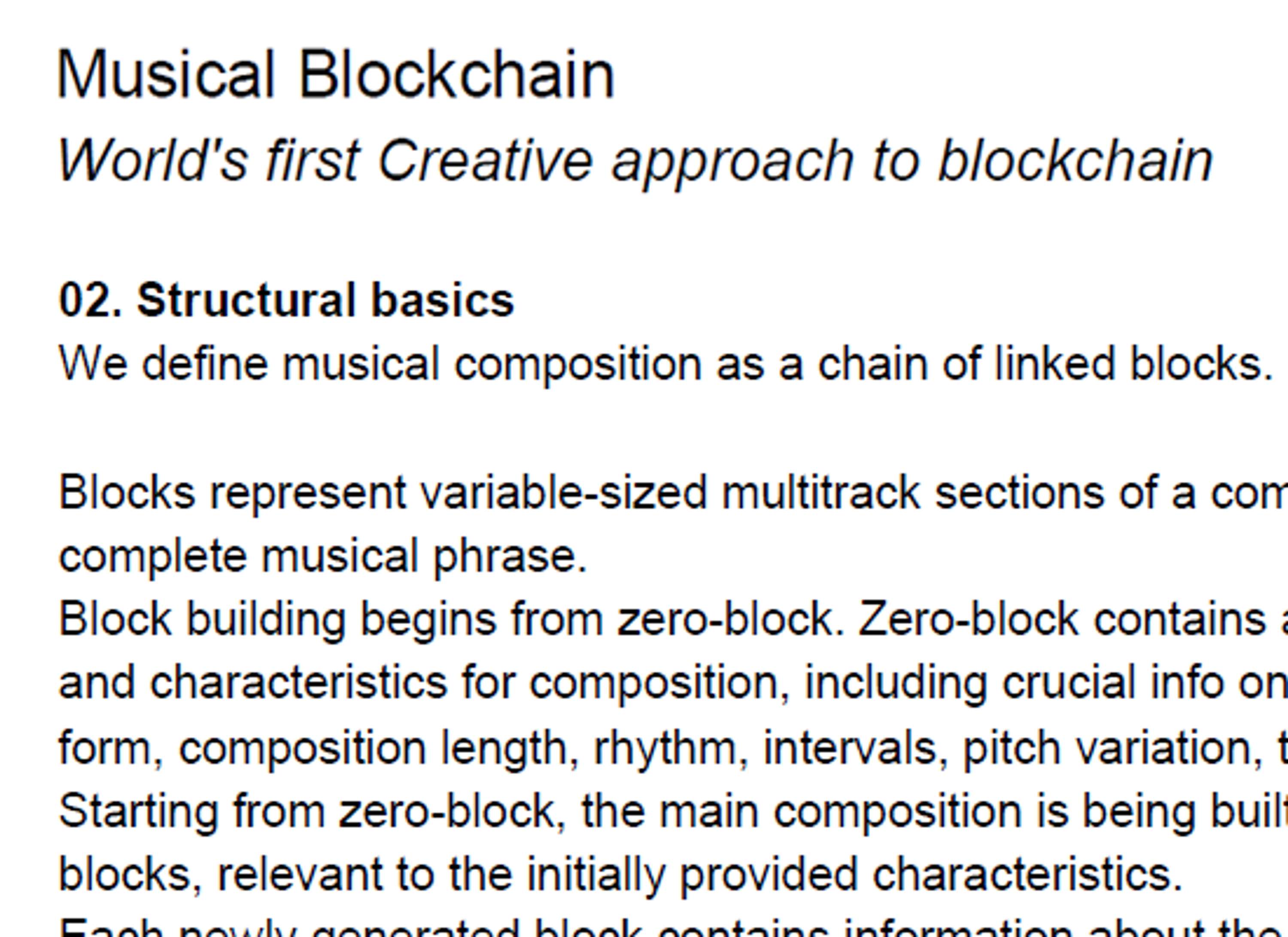 Musical Blockchain - multi-awarded, world's first psychology-based AI Music Composer. by Gleb Divov