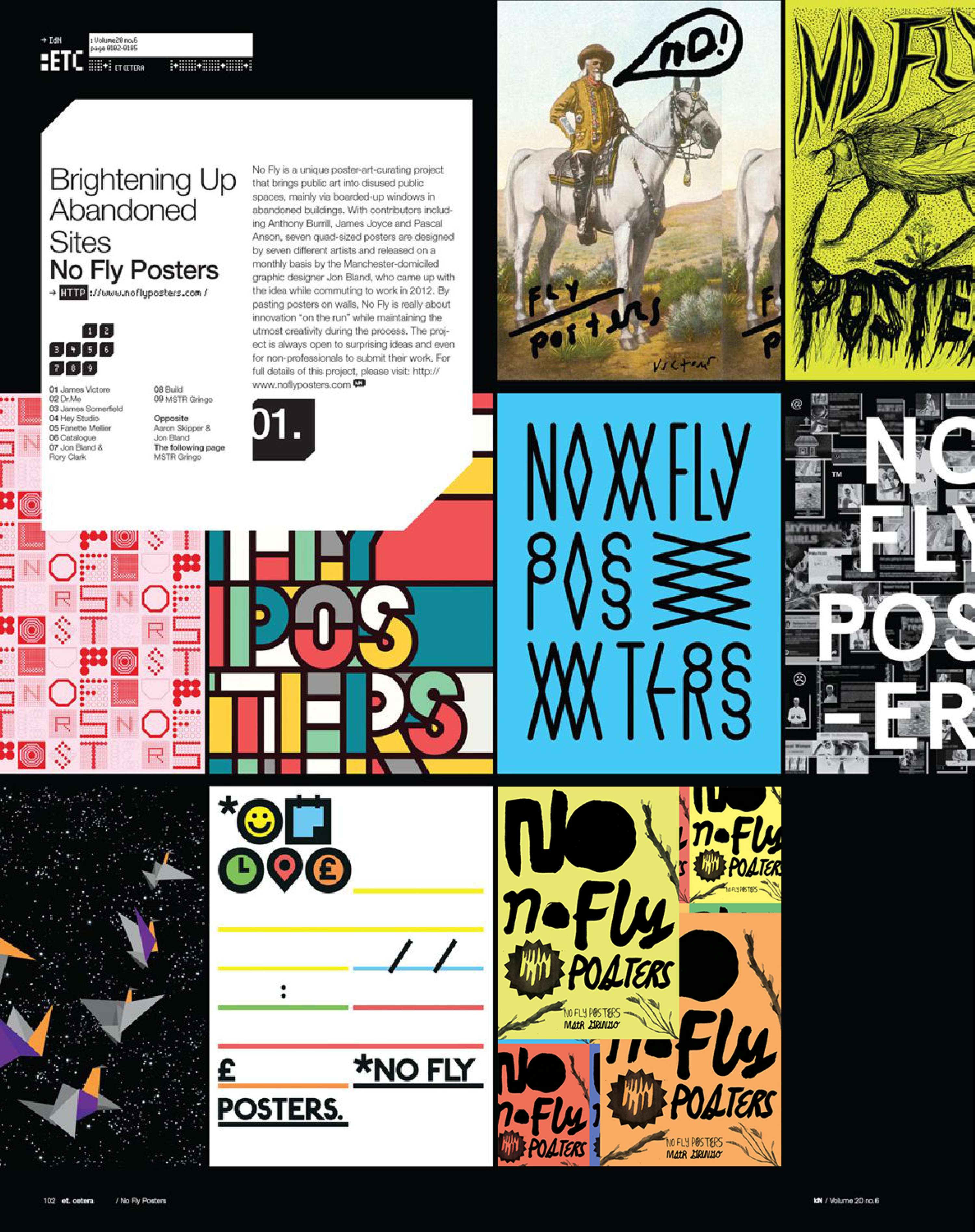 NO FLY POSTERS by Alex Green
