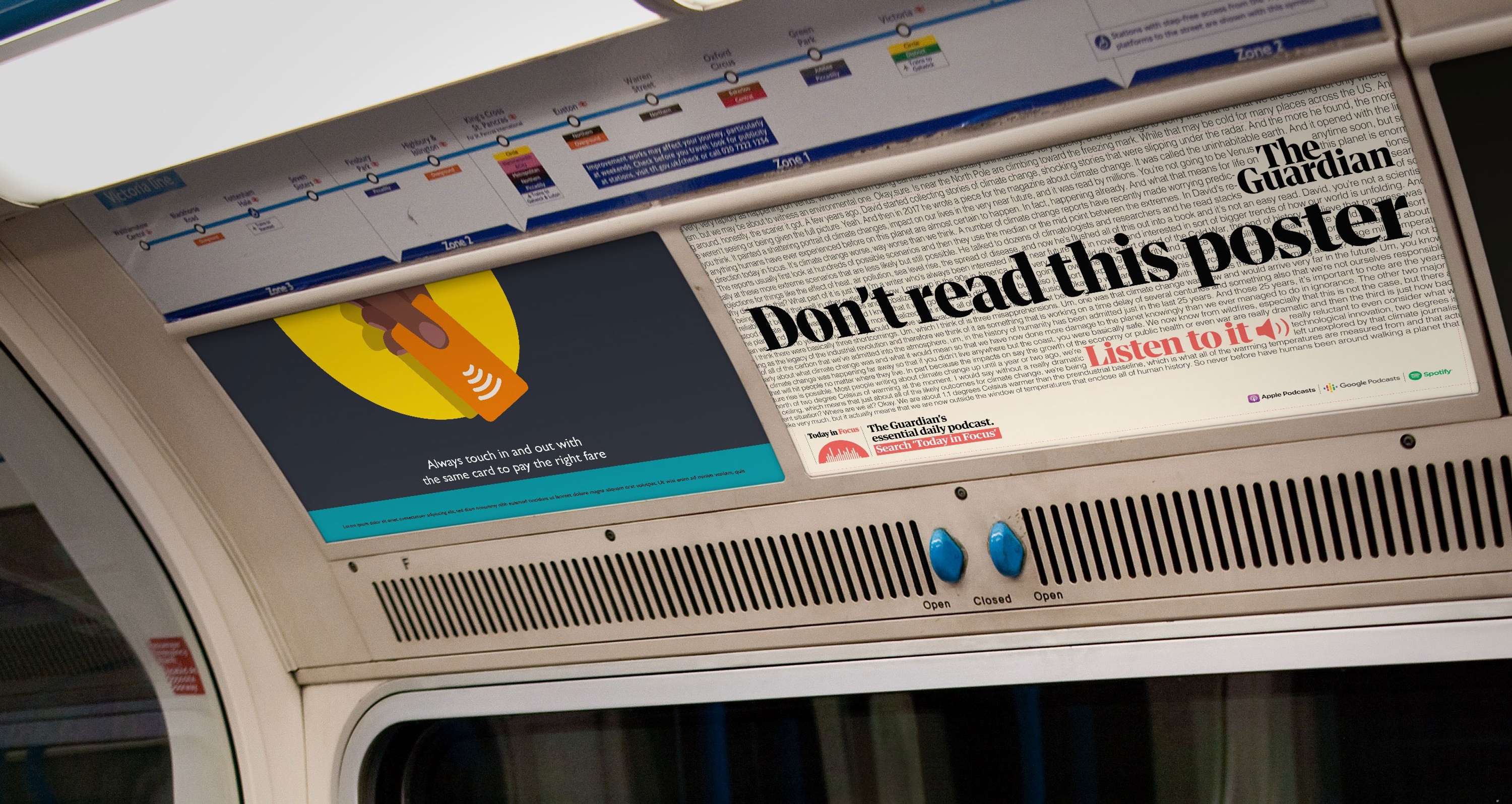 A poster that is meant to be listened to, not read. by Sam Jacobs