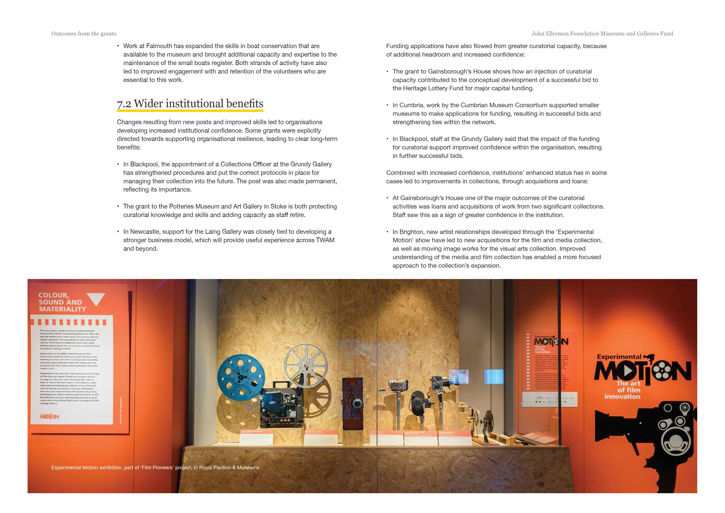 John Ellerman Foundation report by Harriet Lyall