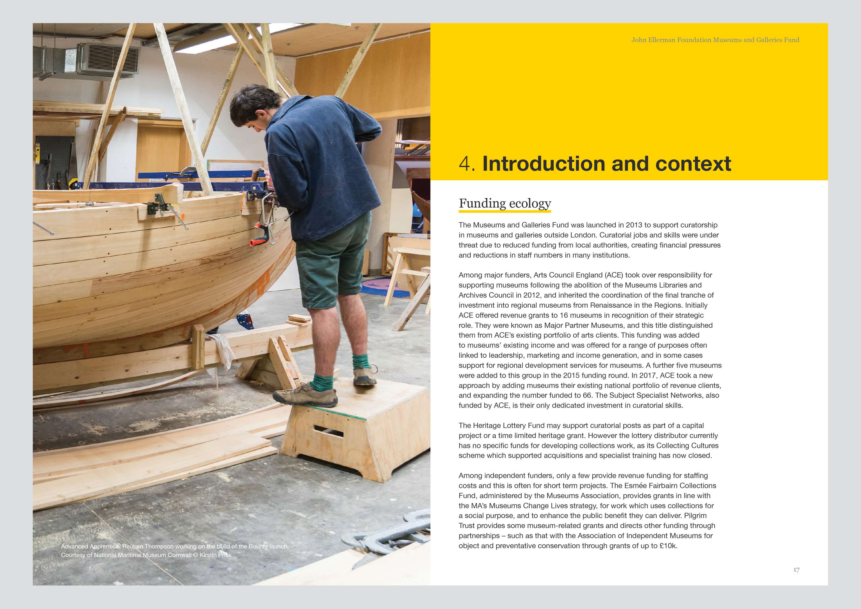 John Ellerman Foundation report by Harriet Lyall