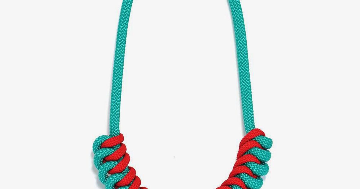 Rope clearance necklace knot