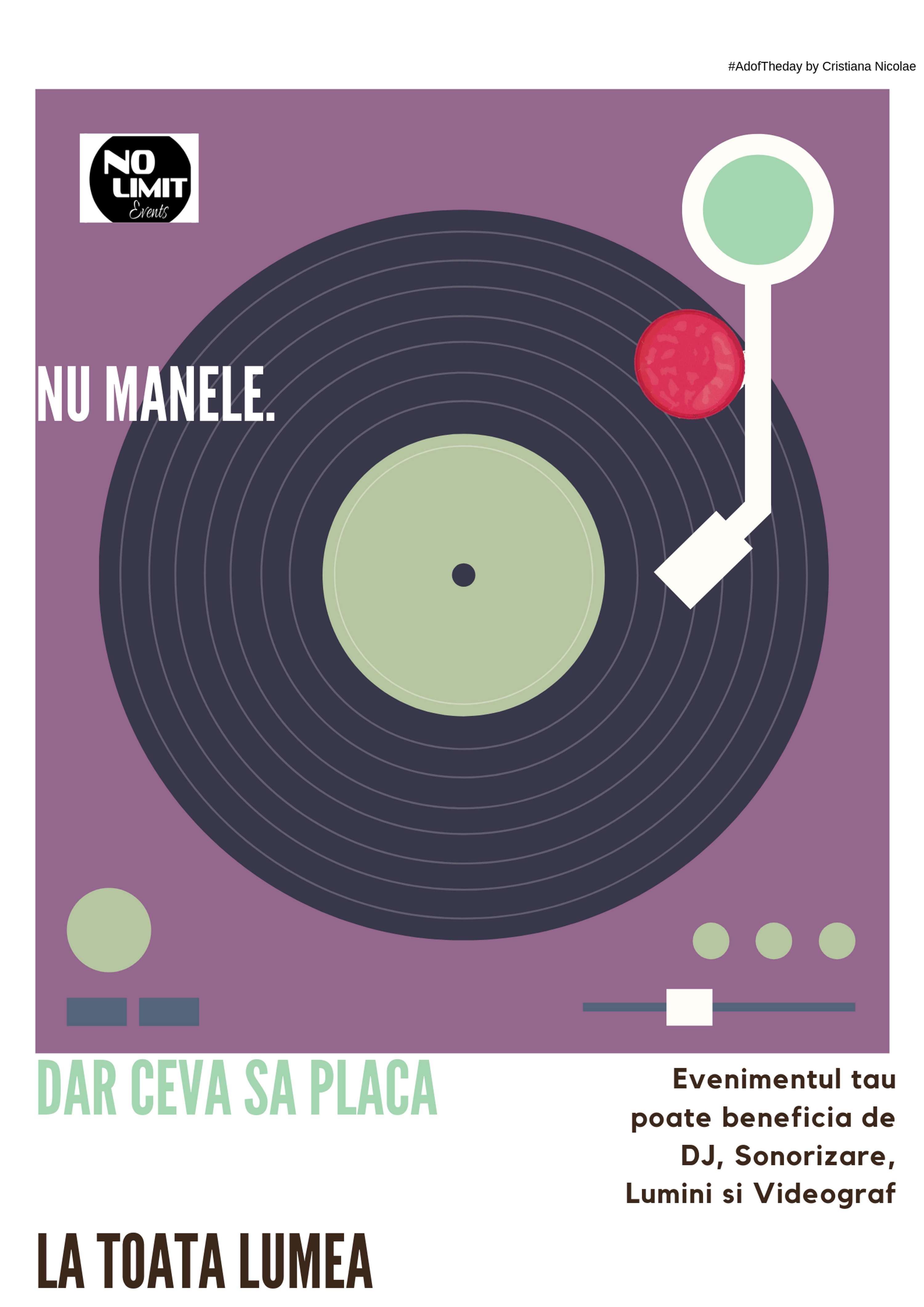 No limit Events Posters by Silvia Cristiana Nicolae