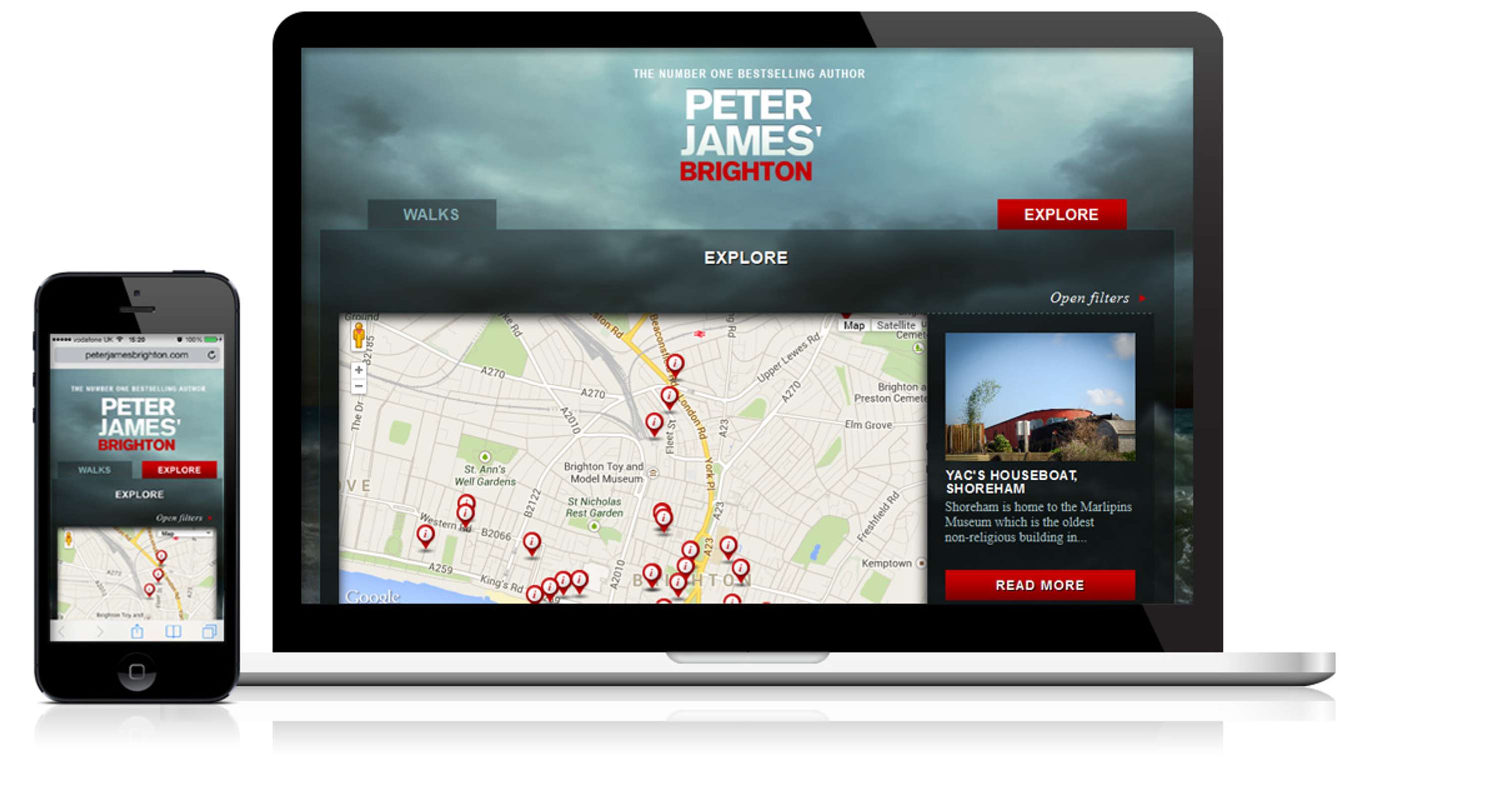 Peter James' Brighton by Jilly Cross