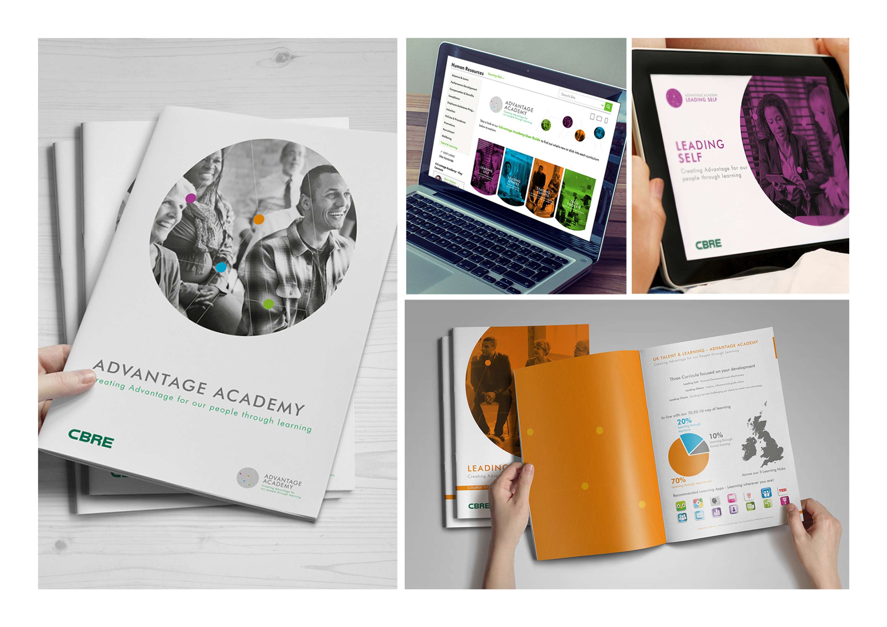 Advantage Academy Branding Design by Dave Oh