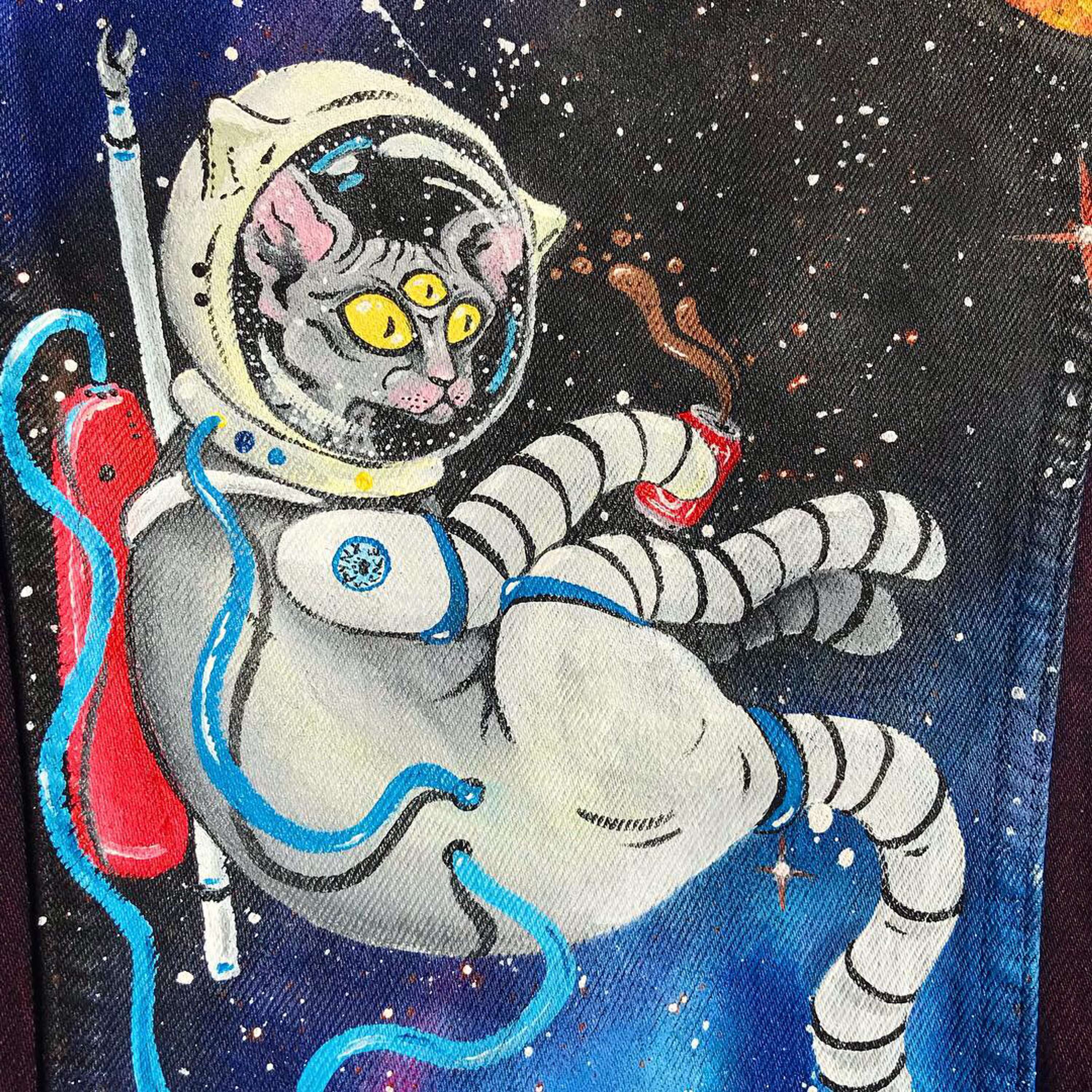 Custom Jackets - Space Sphinx by Livy Nelson