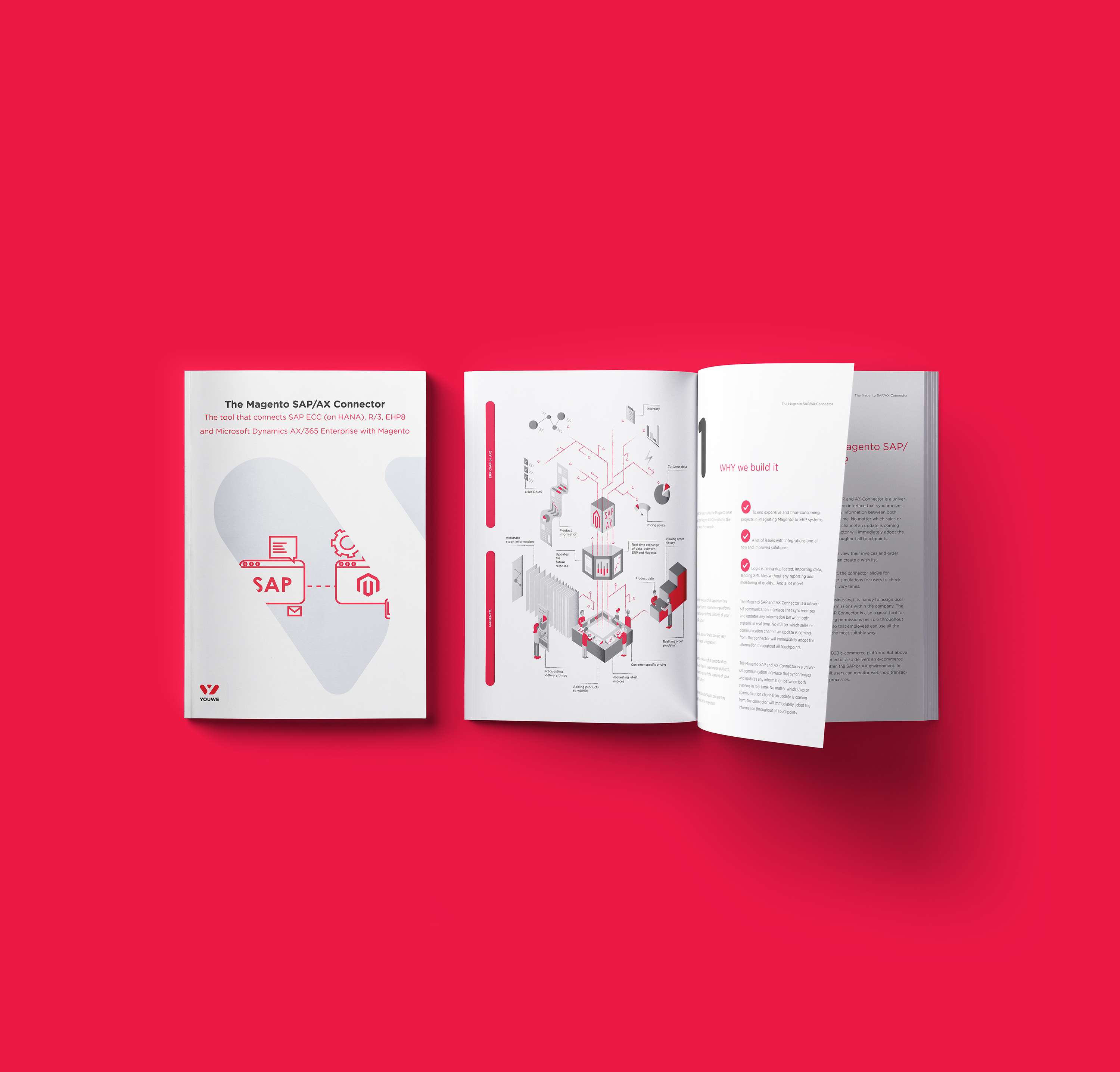 Magento Sap/Ax connector  Infographic by Viviane Leezer