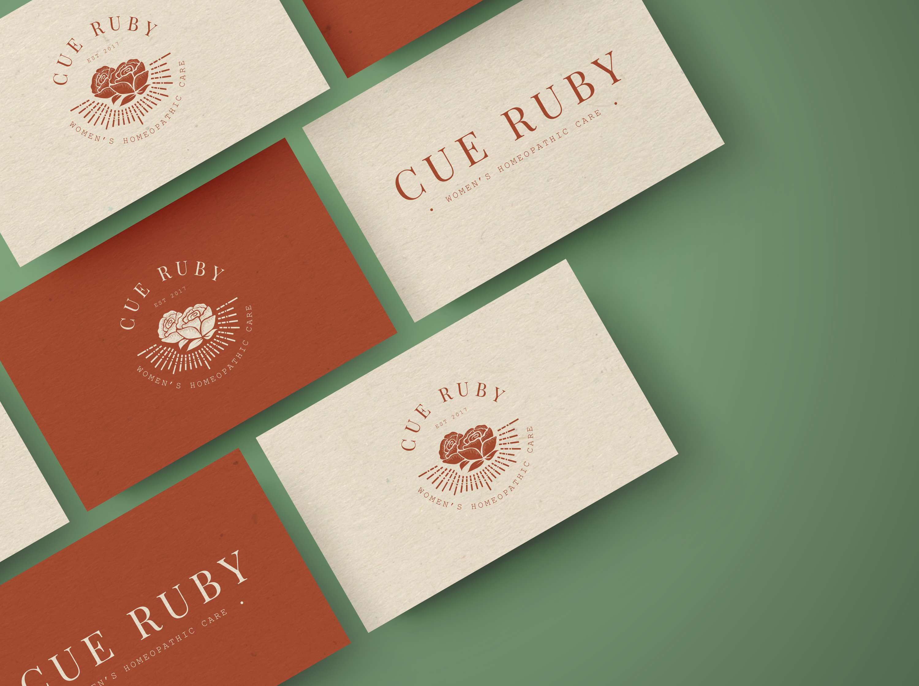 CUE RUBY LOGO by Leanne Cheng