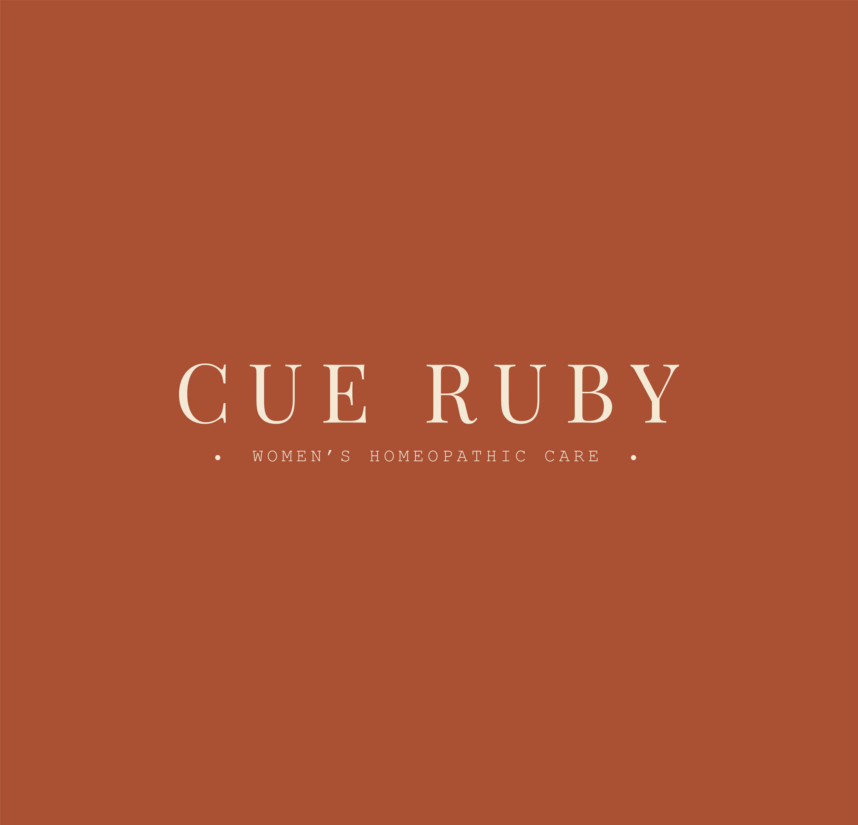 CUE RUBY LOGO by Leanne Cheng