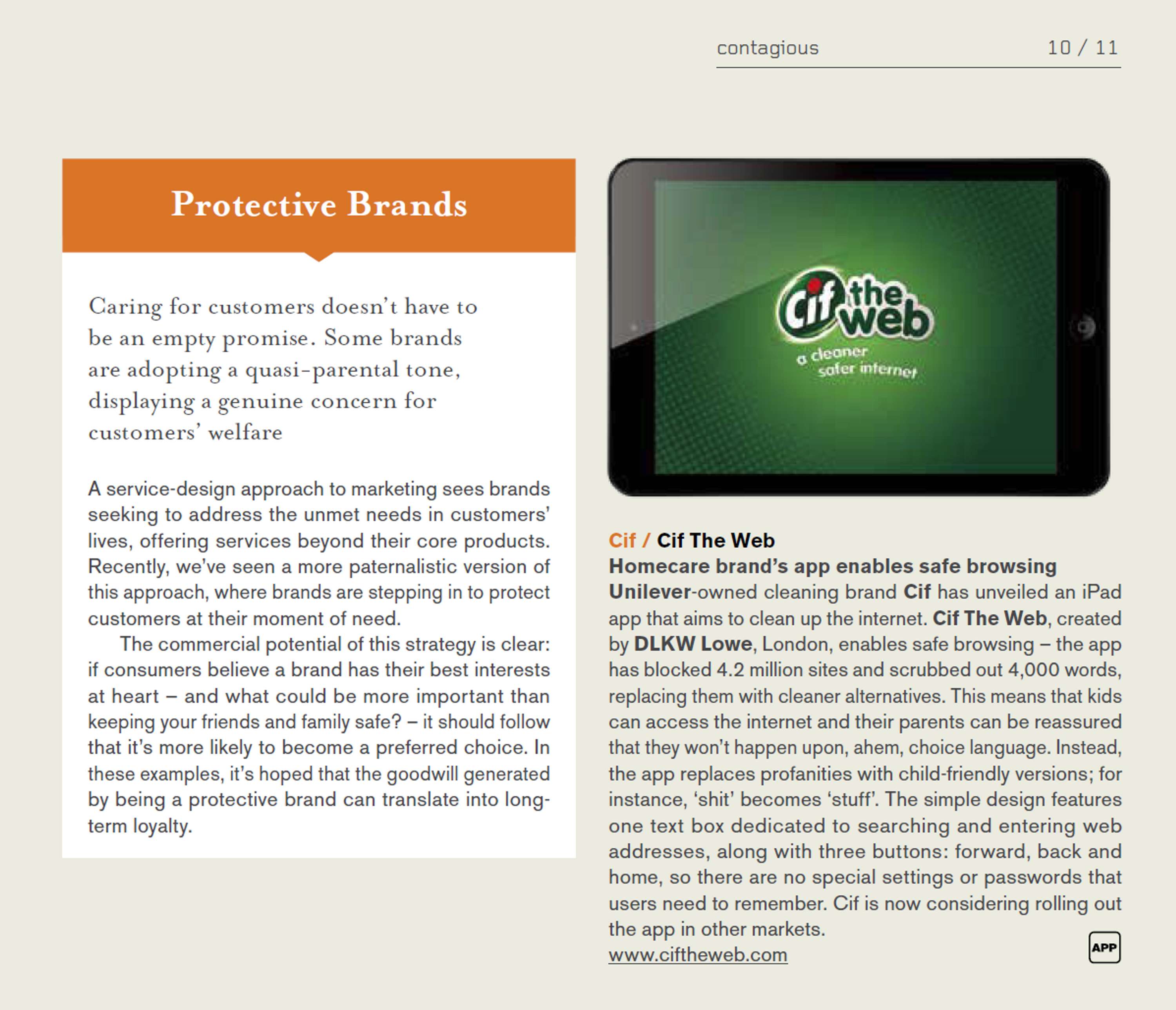 Unilever: Cif The Web by Jonny Watson