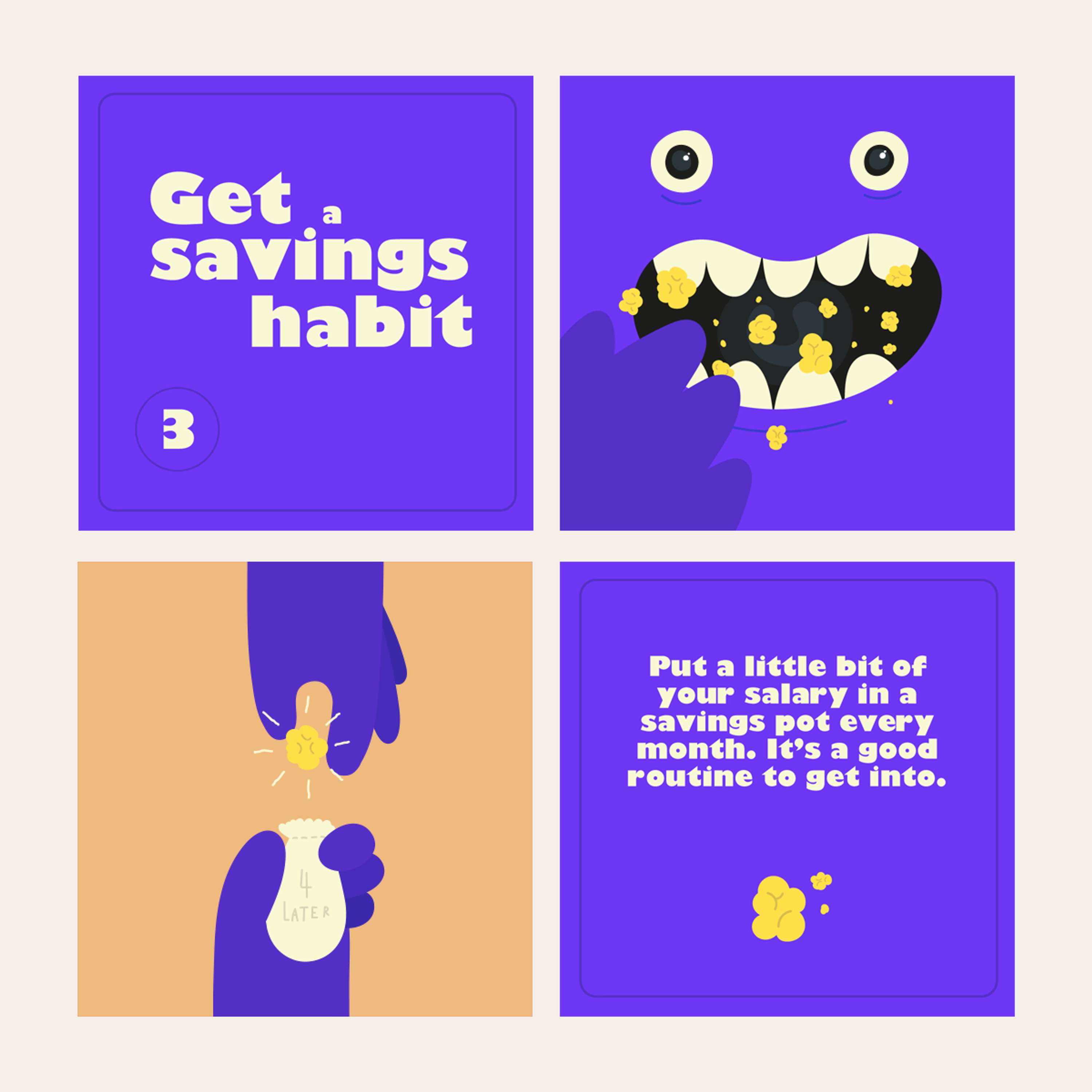 Money Zingers animations by David Hughes