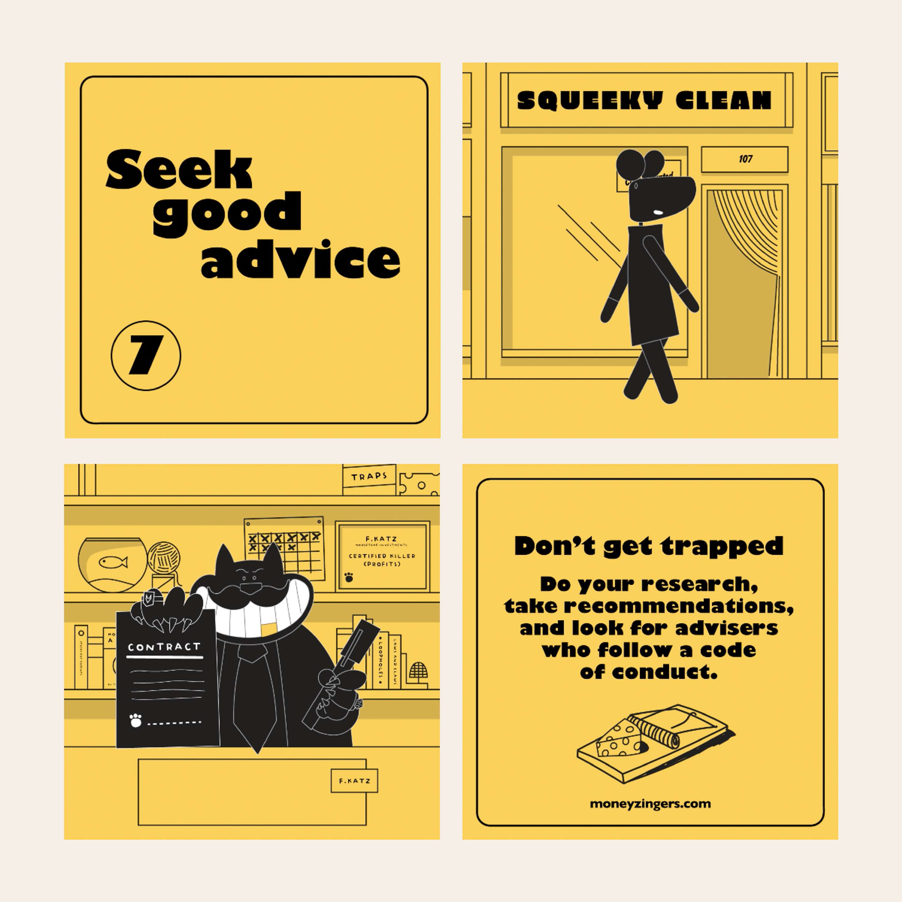 Money Zingers animations by David Hughes