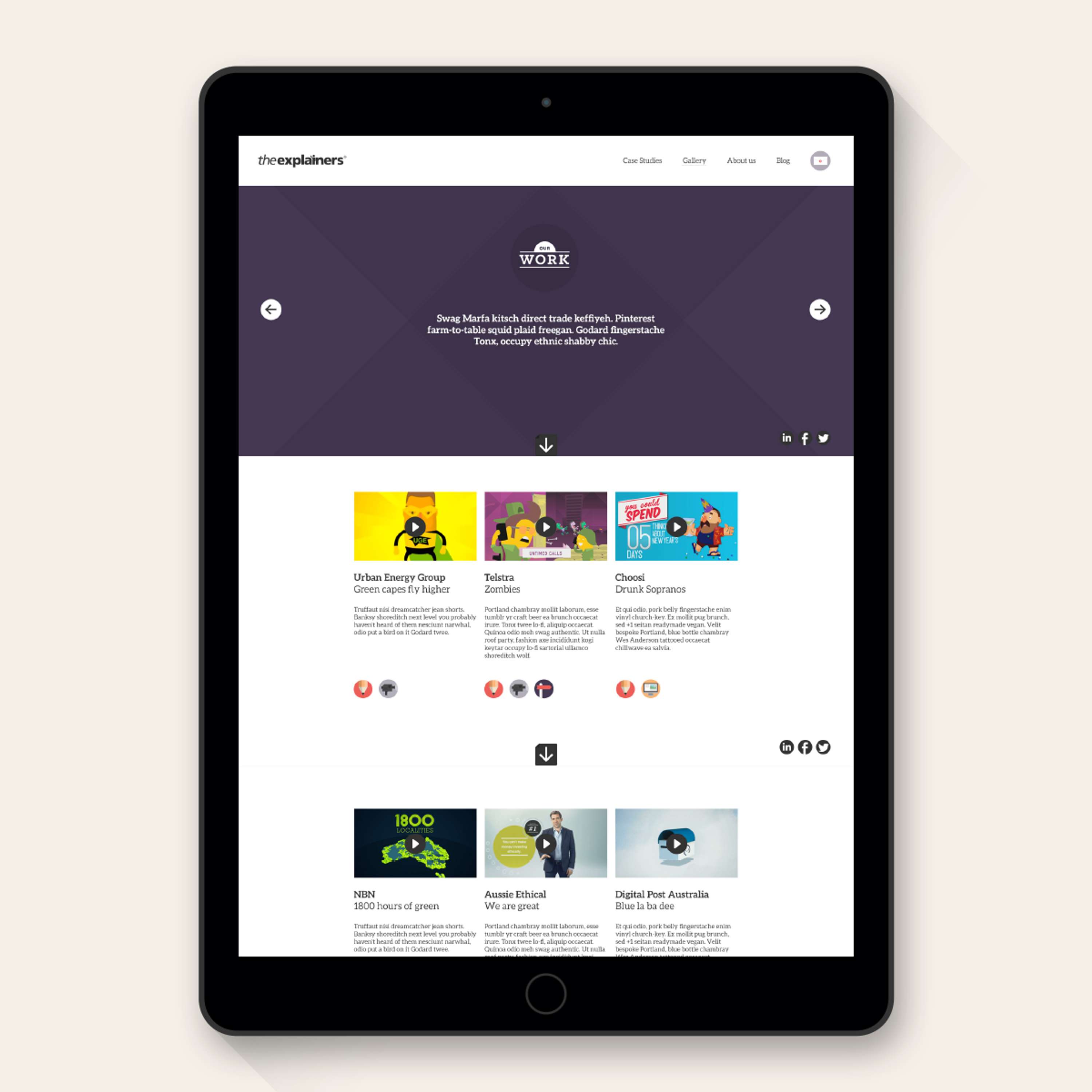 The Explainers branding by David Hughes