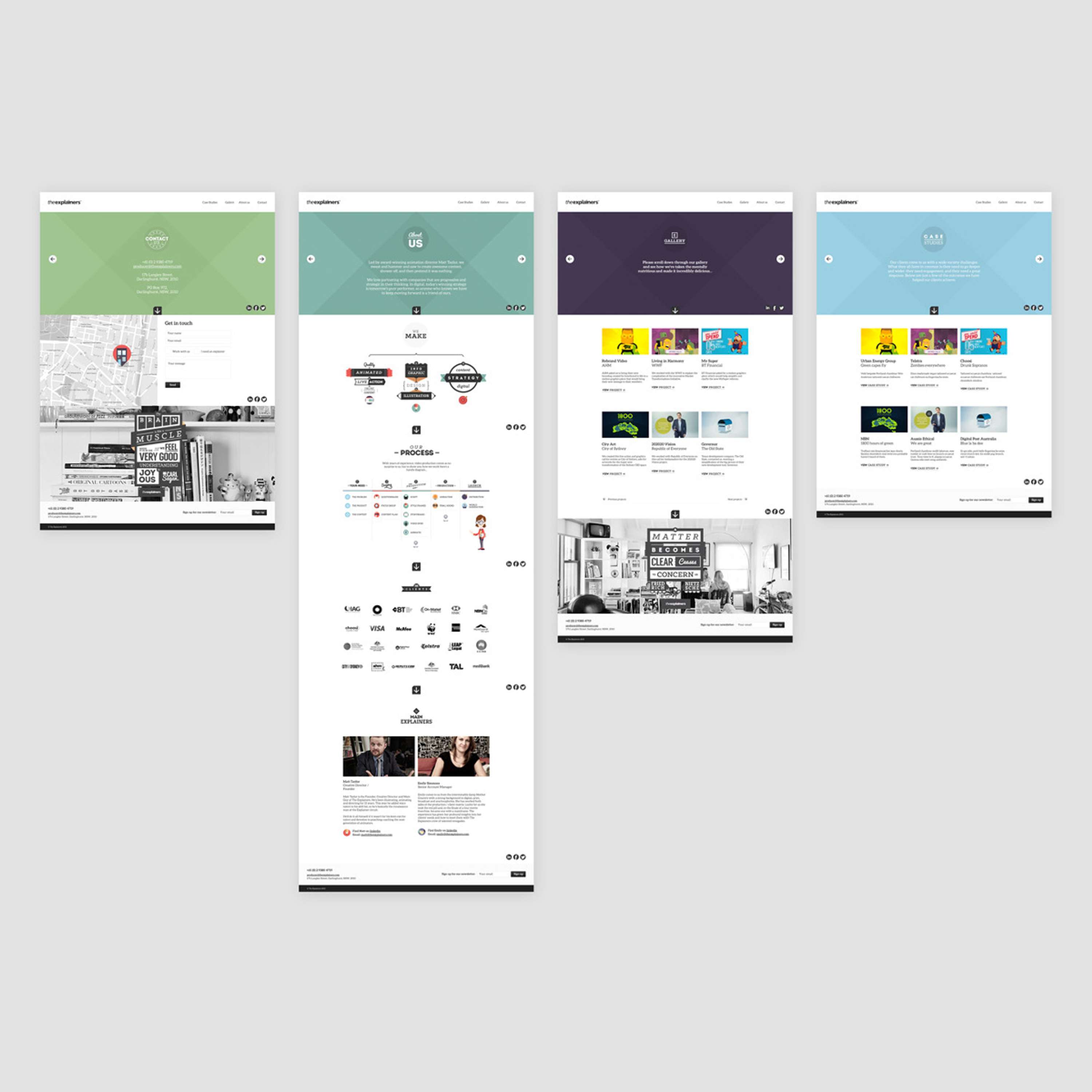 The Explainers branding by David Hughes