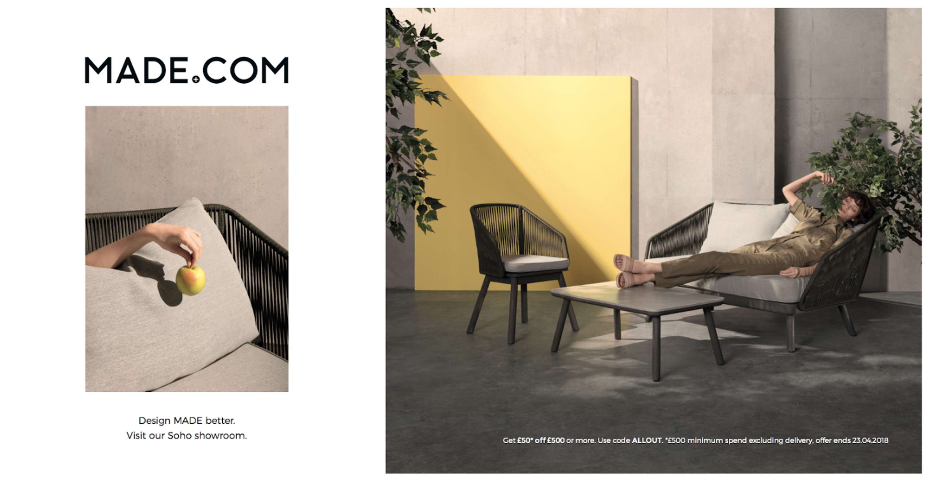 MADE.COM SS18 Campaign by Isabelle Kilbey