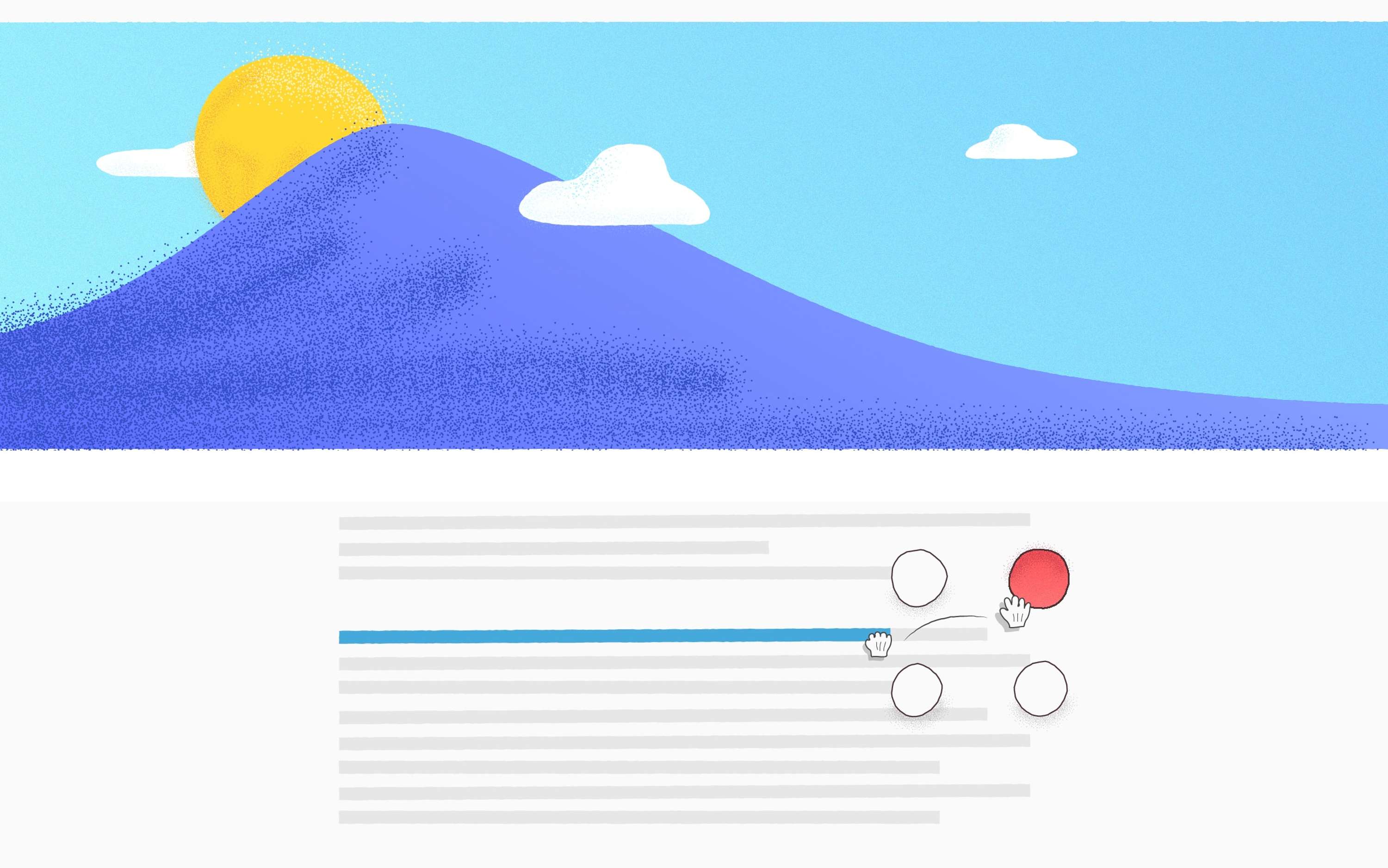 Buttonless - Reimagine drag & drop for sharing on web by Steven Chen