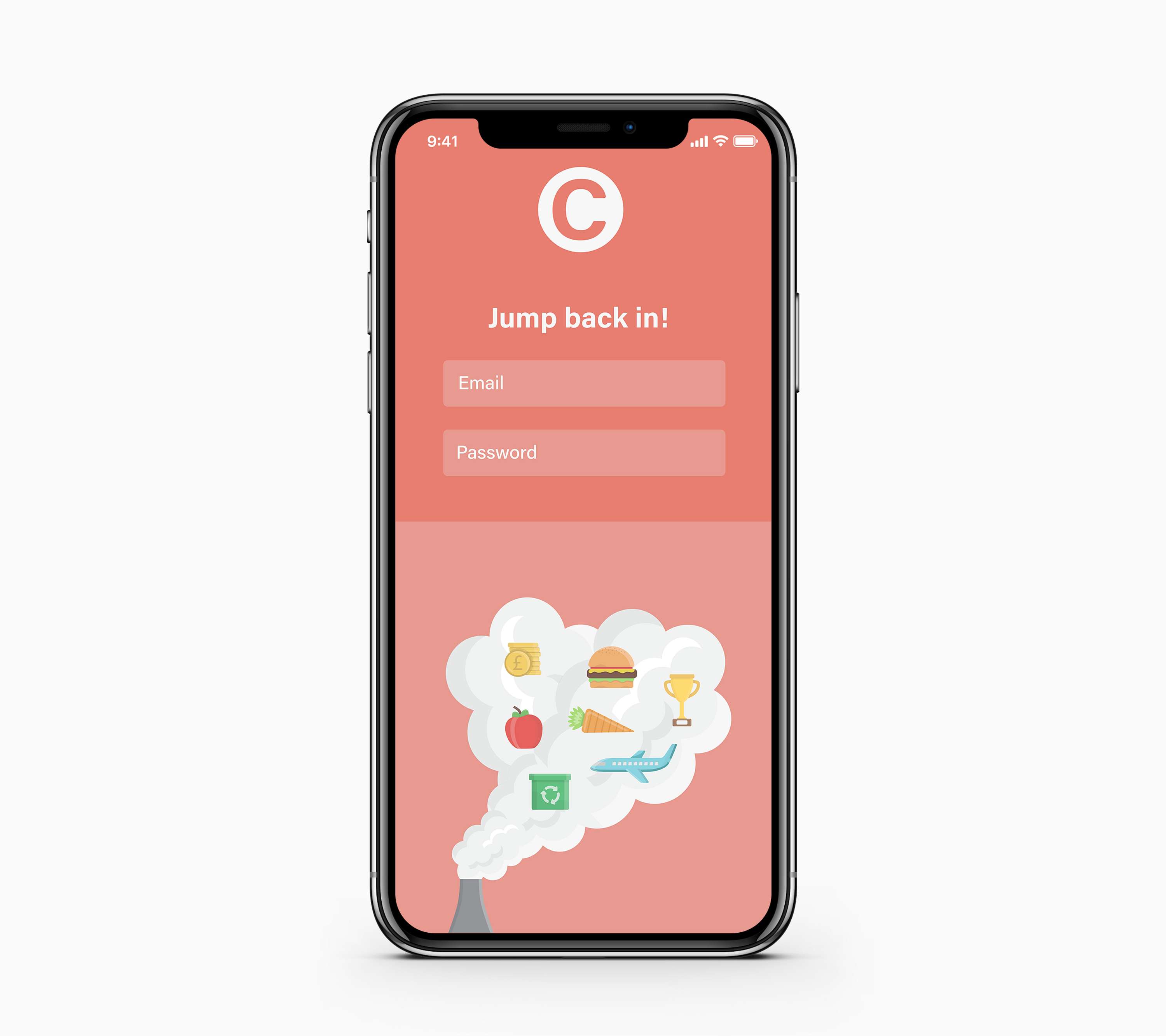 Catch - Carbon Footprint Tracking App by Hannah Kirkland