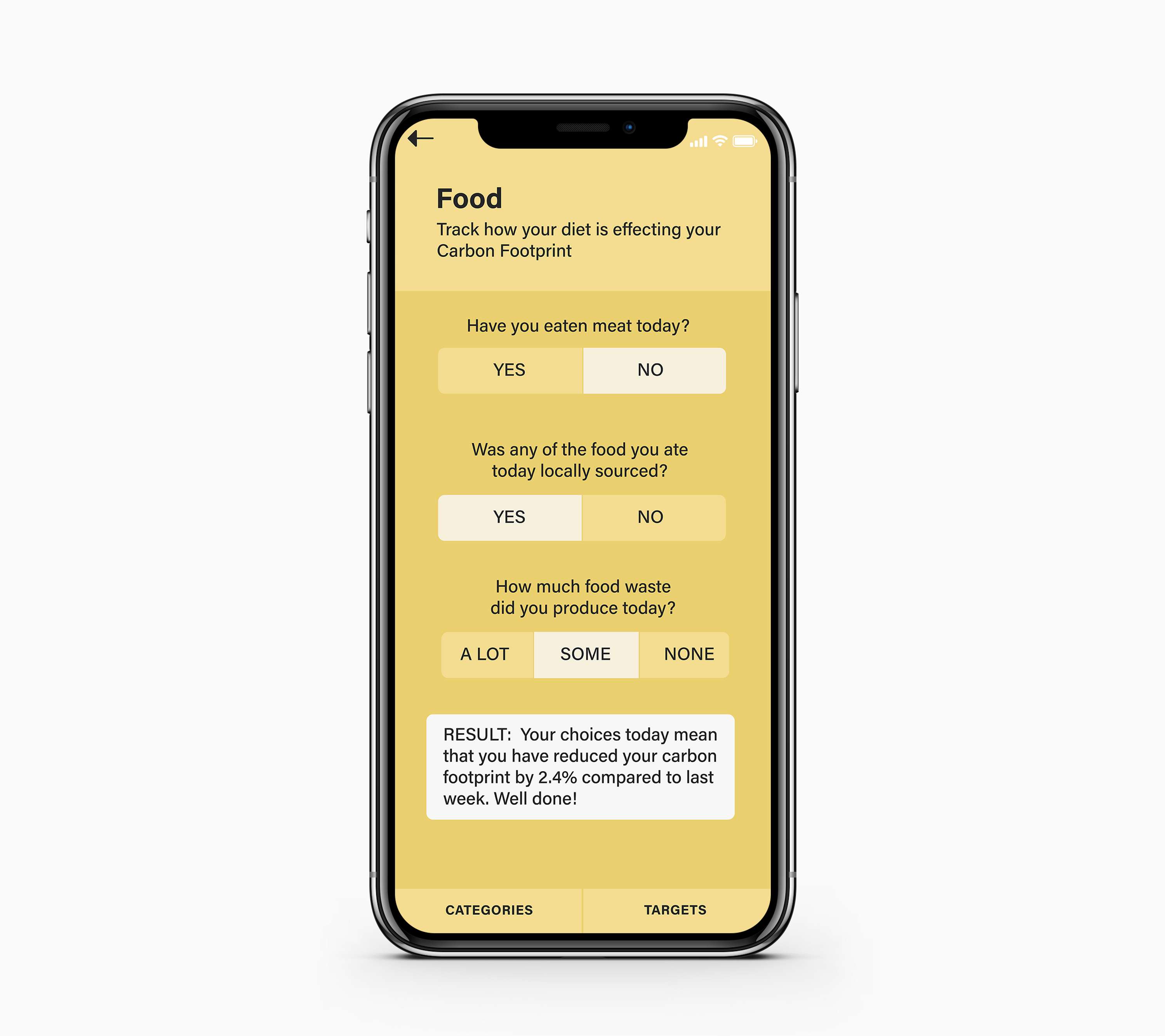Catch - Carbon Footprint Tracking App by Hannah Kirkland