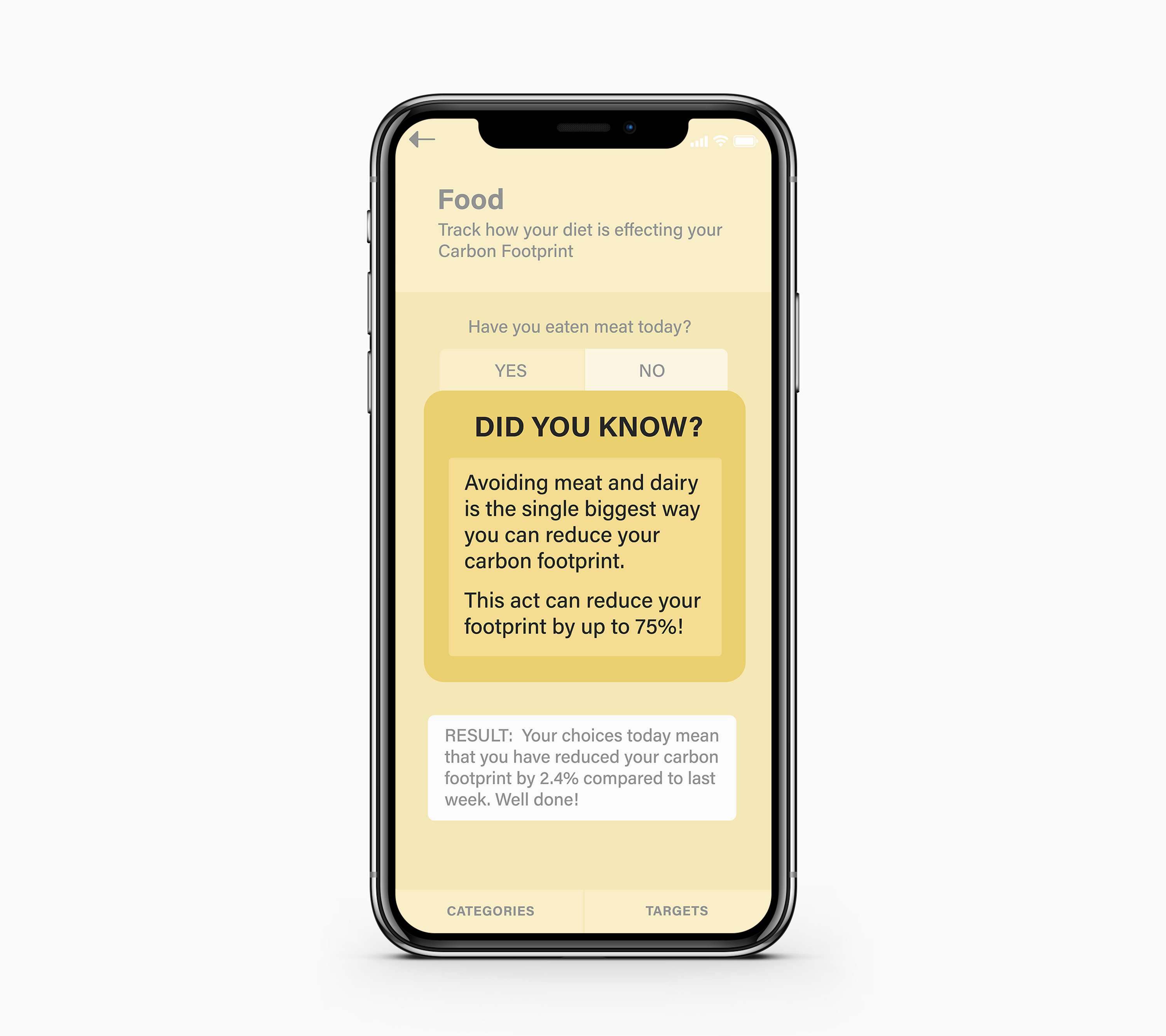 Catch - Carbon Footprint Tracking App by Hannah Kirkland