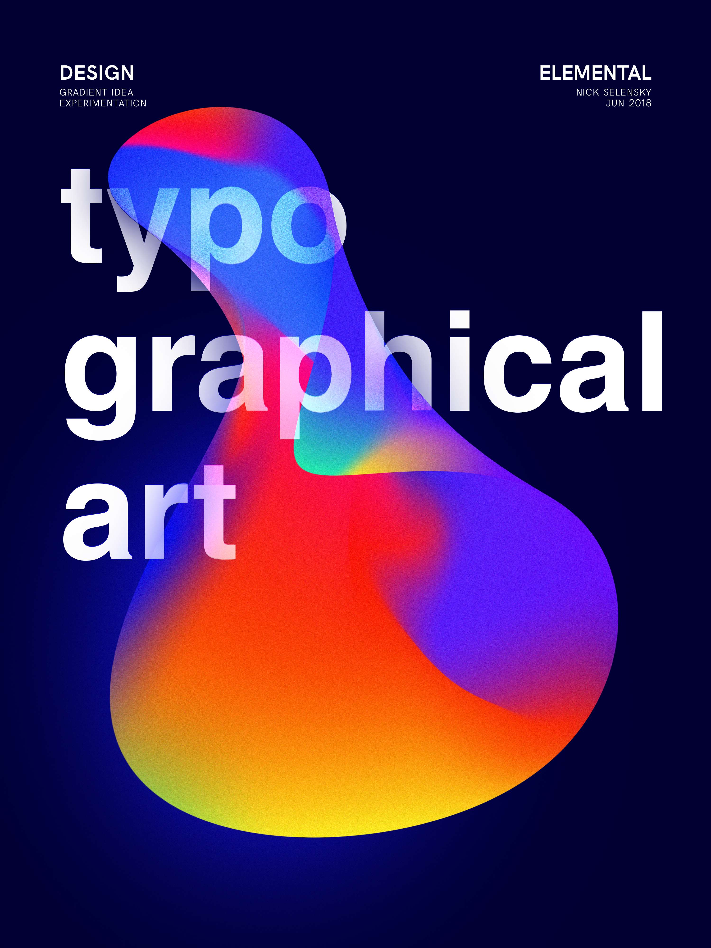 Typo Art by Nick Selensky