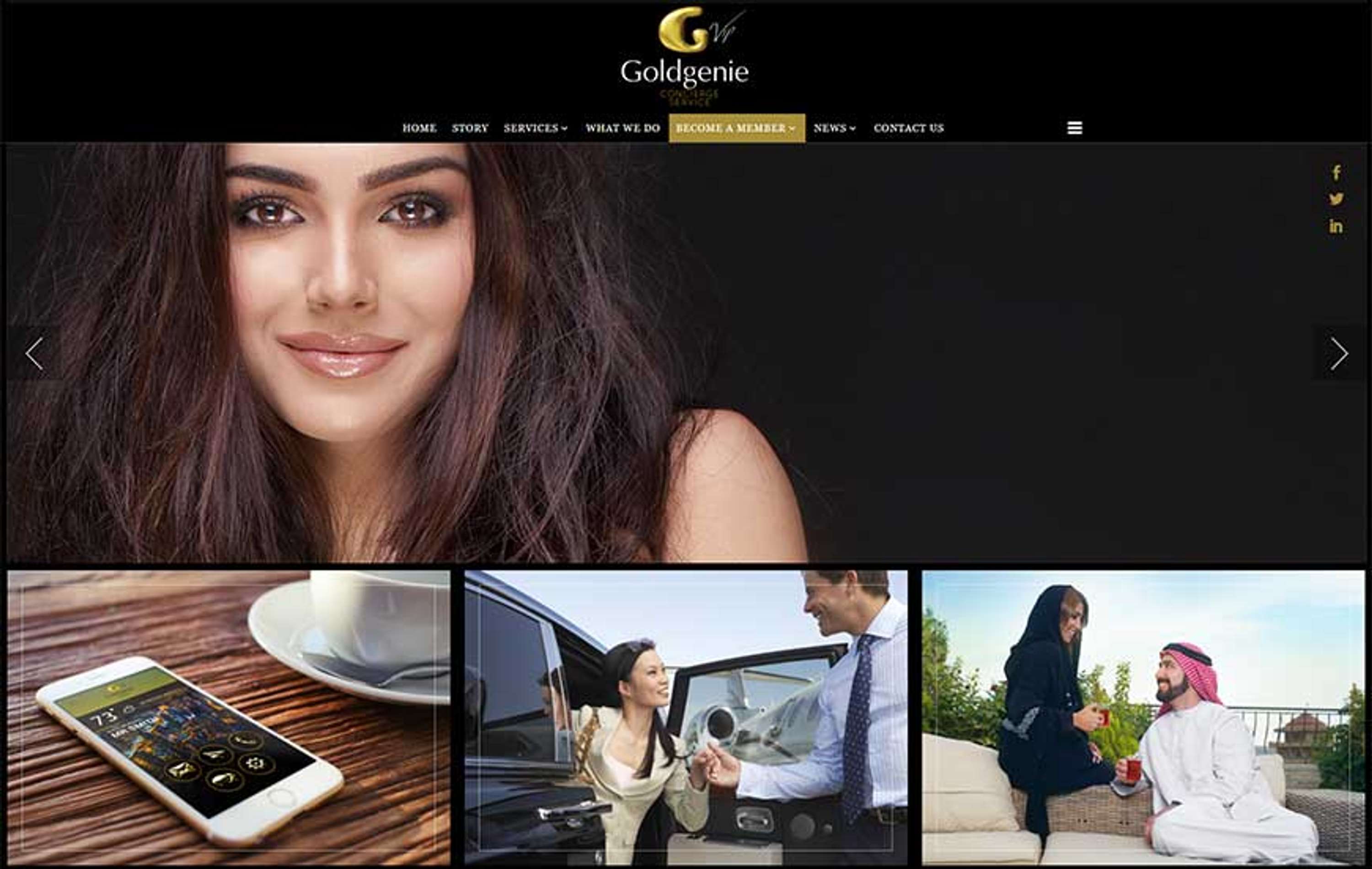 Concierge Website and Branding by Zeshan Ahmed