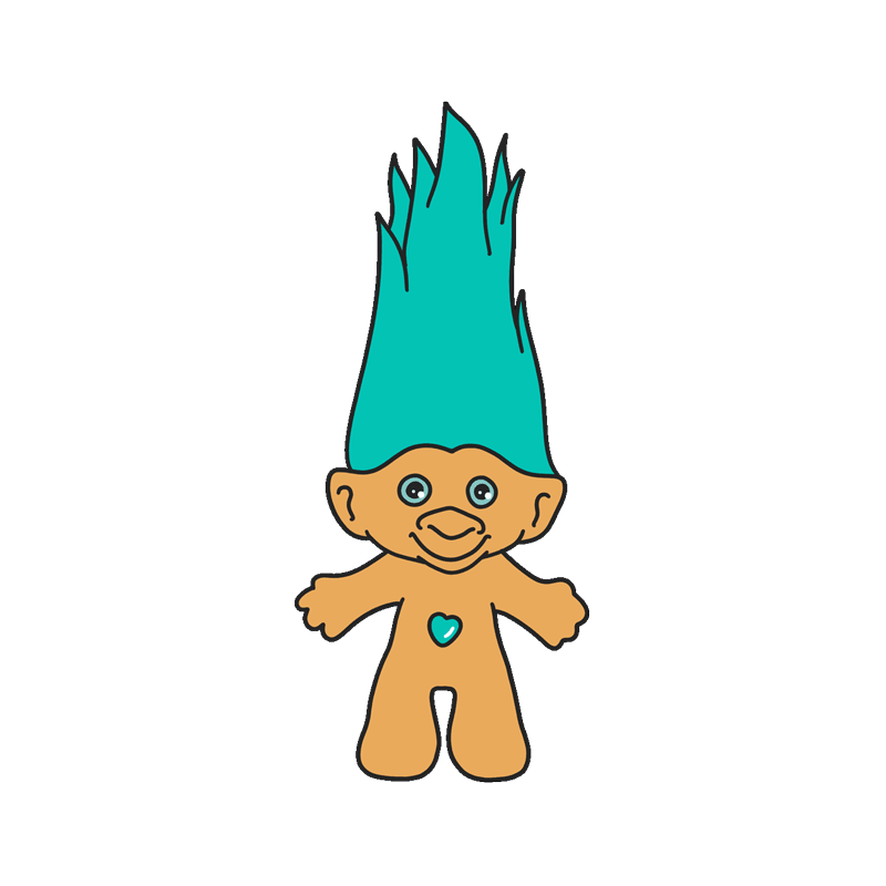 90s GIF/stickers for GIPHY by Nora Fikse