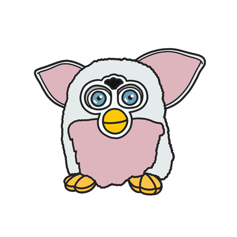 90s GIF/stickers for GIPHY by Nora Fikse