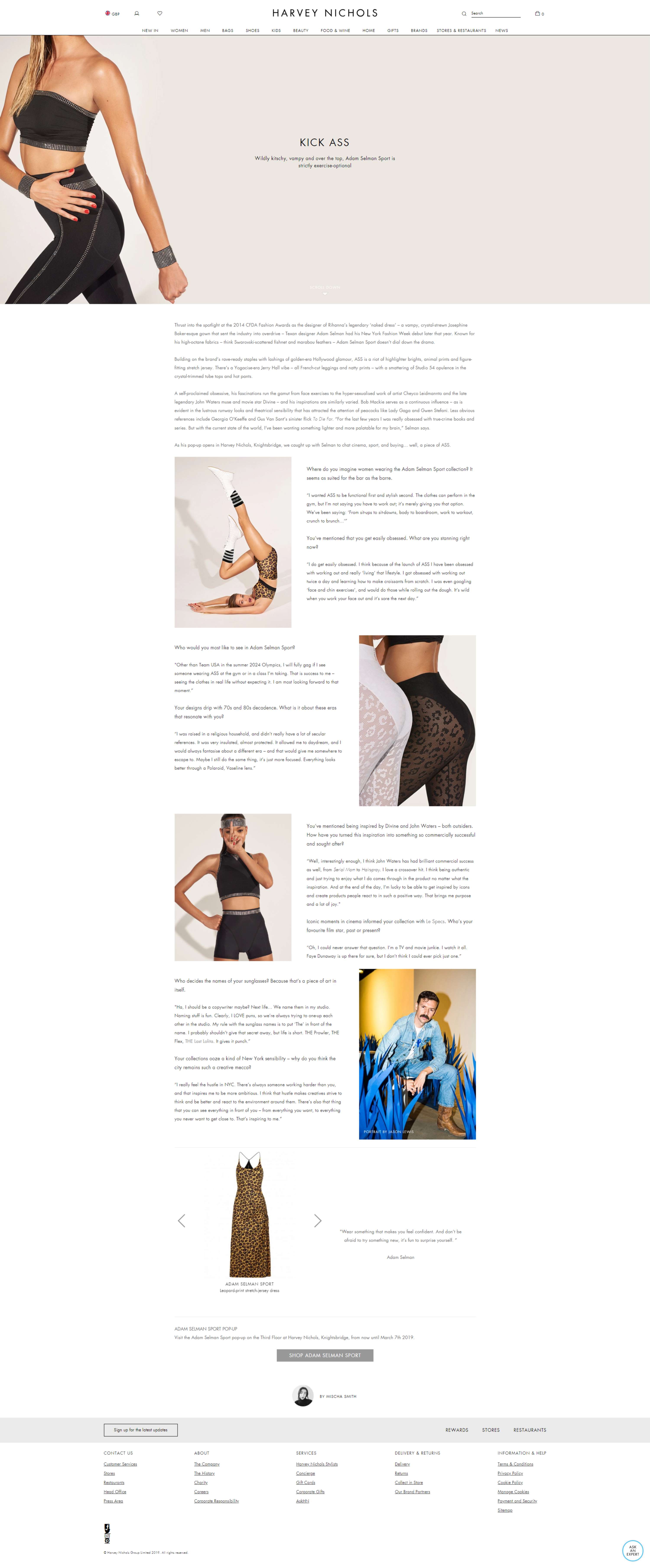 Designer interviews by Mischa Smith