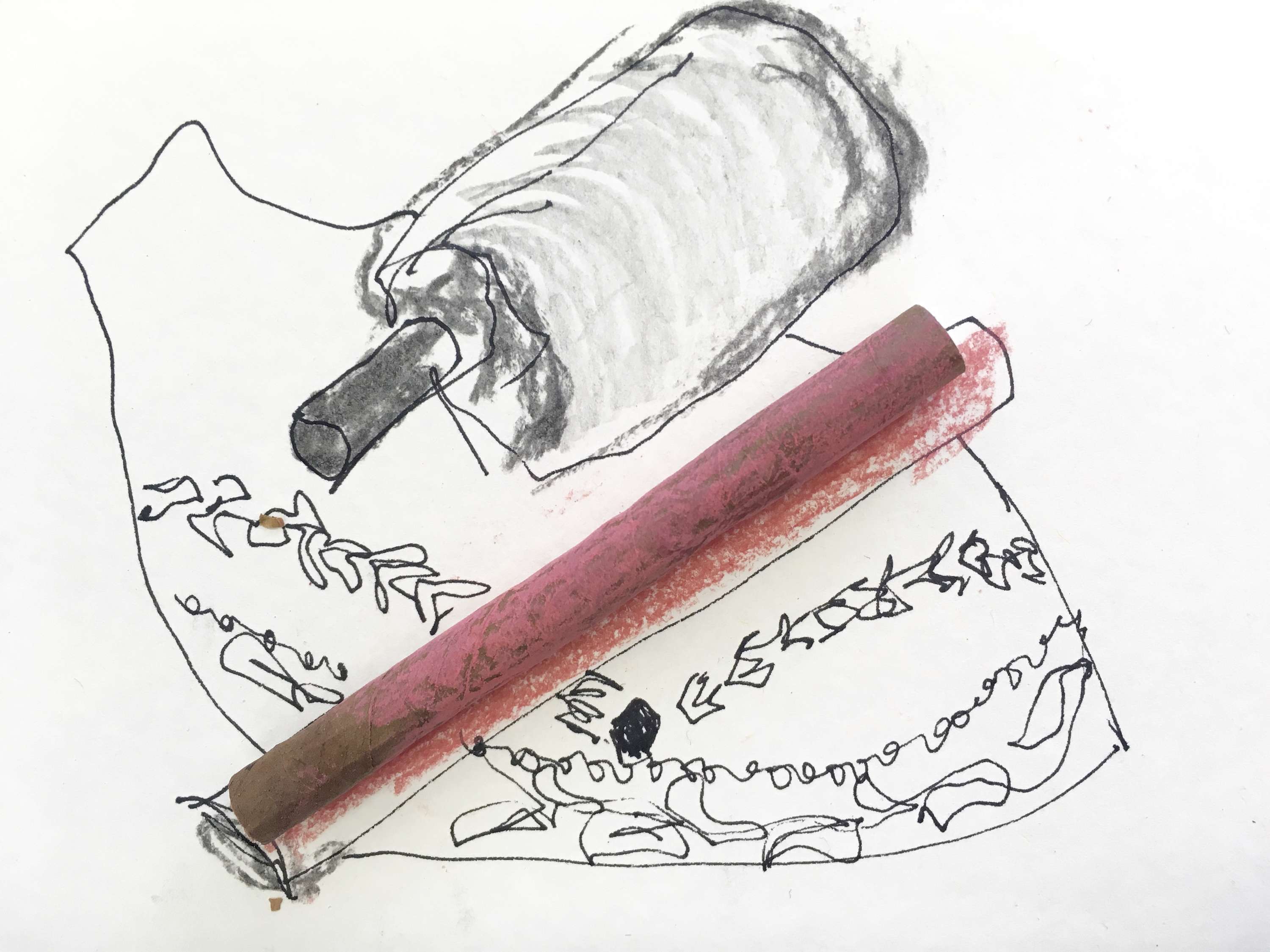 A collection of found objects by Alicia Collinson