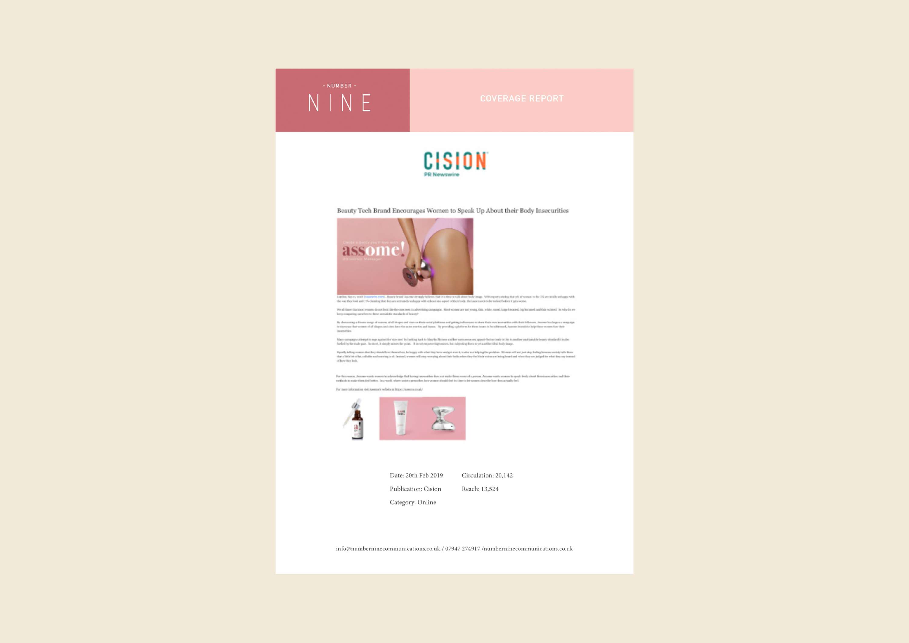 Number Nine Communications by Georgette