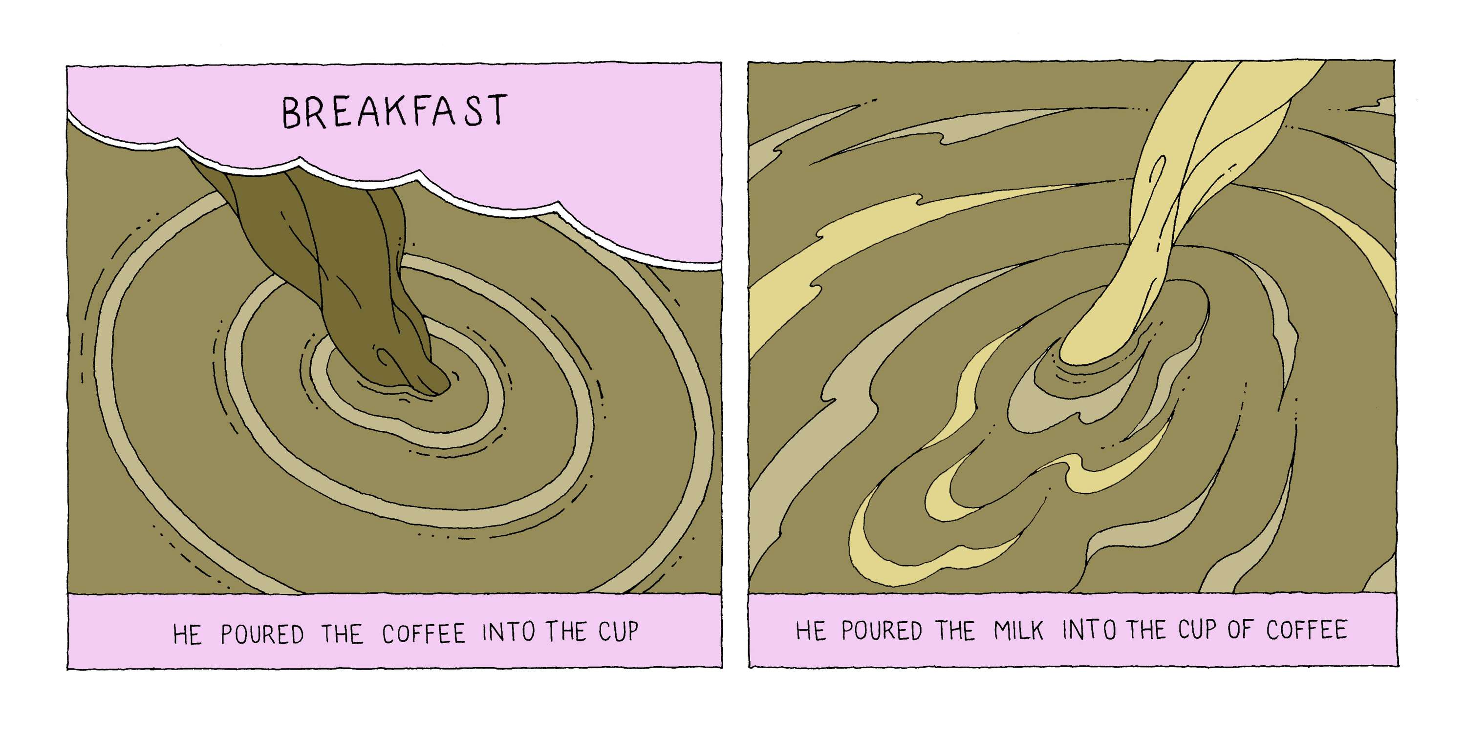 Poetry Comics "Breakfast" by Jana Dobreva