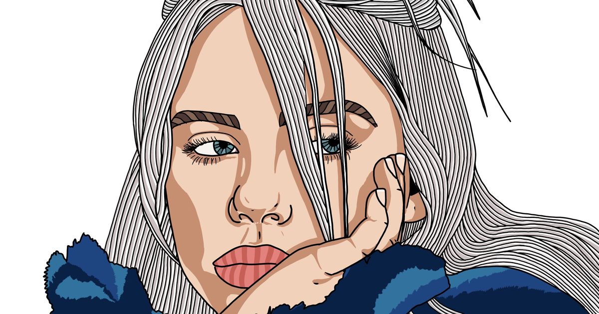 Billie Eilish Drawing The Dots