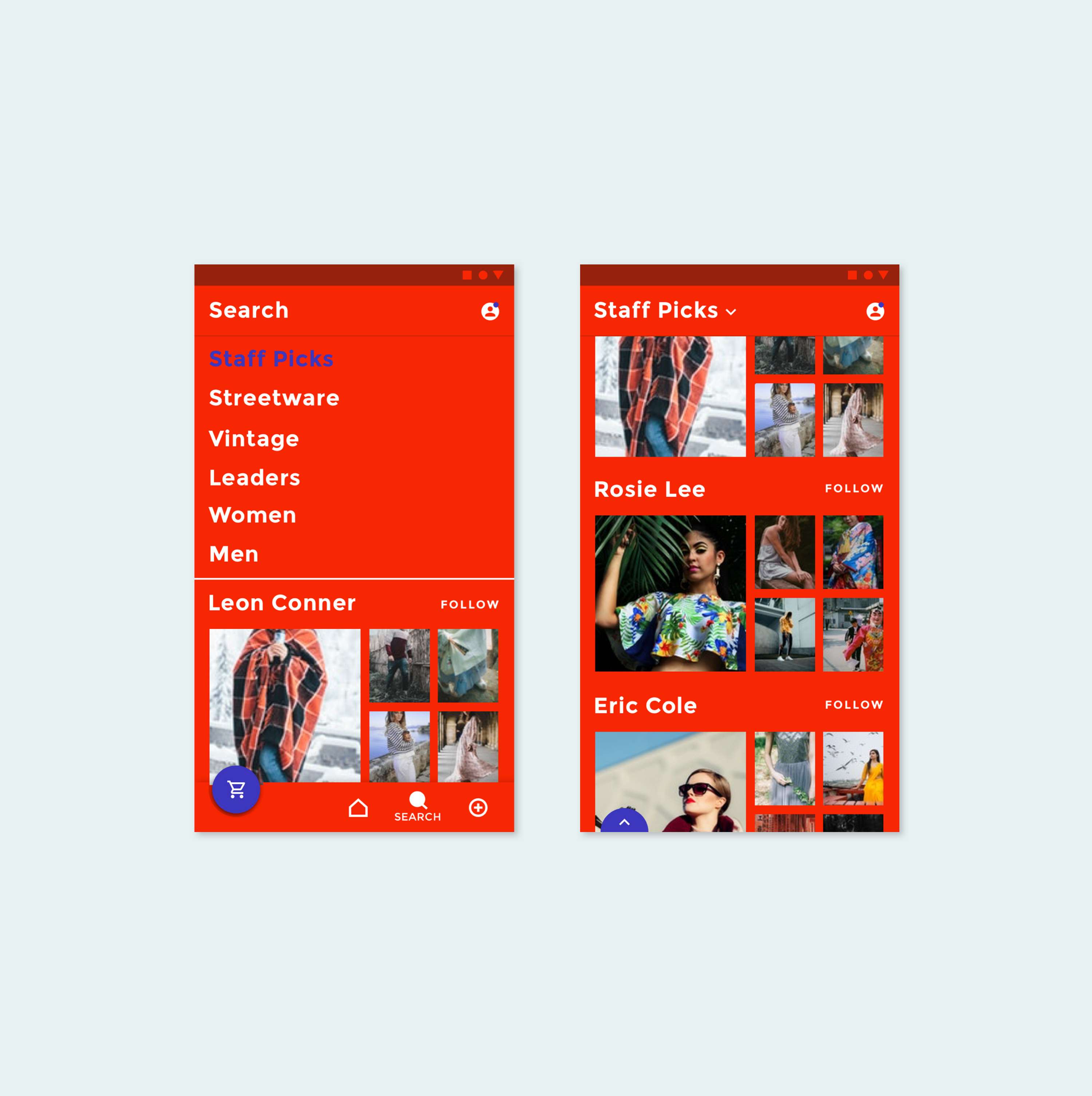 Depop - UI/UX by Danielle Human