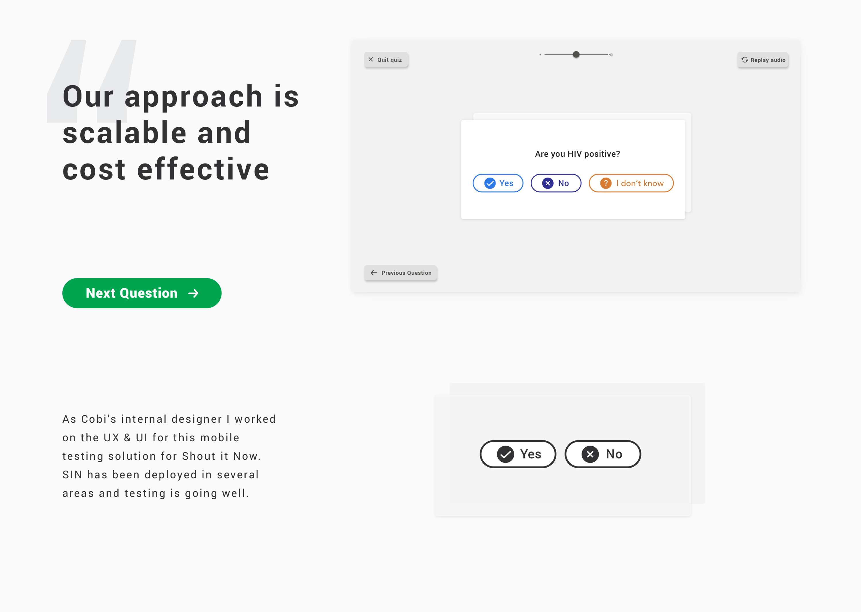 Kiosk App design - UI/UX by Danielle Human