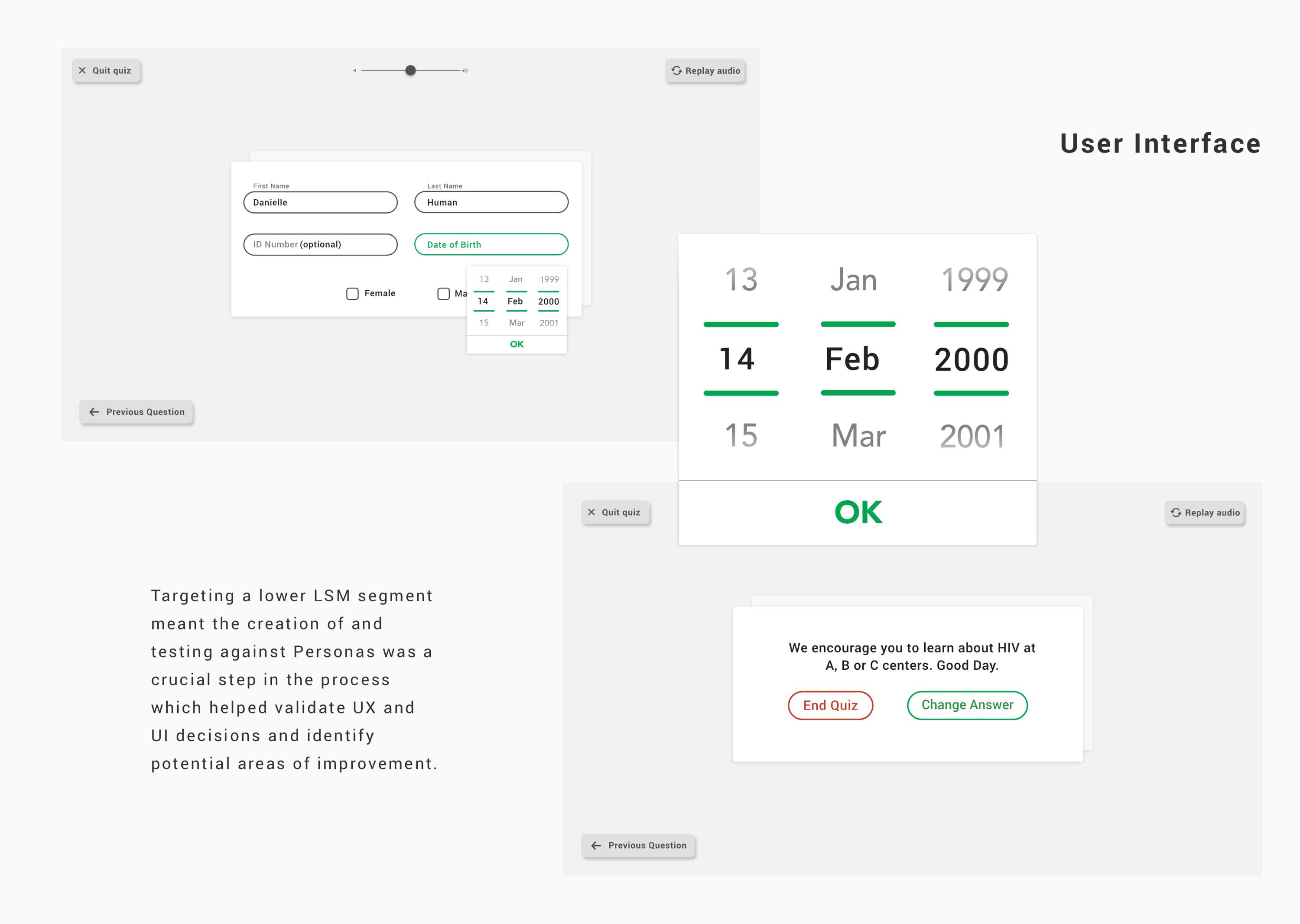 Kiosk App design - UI/UX by Danielle Human