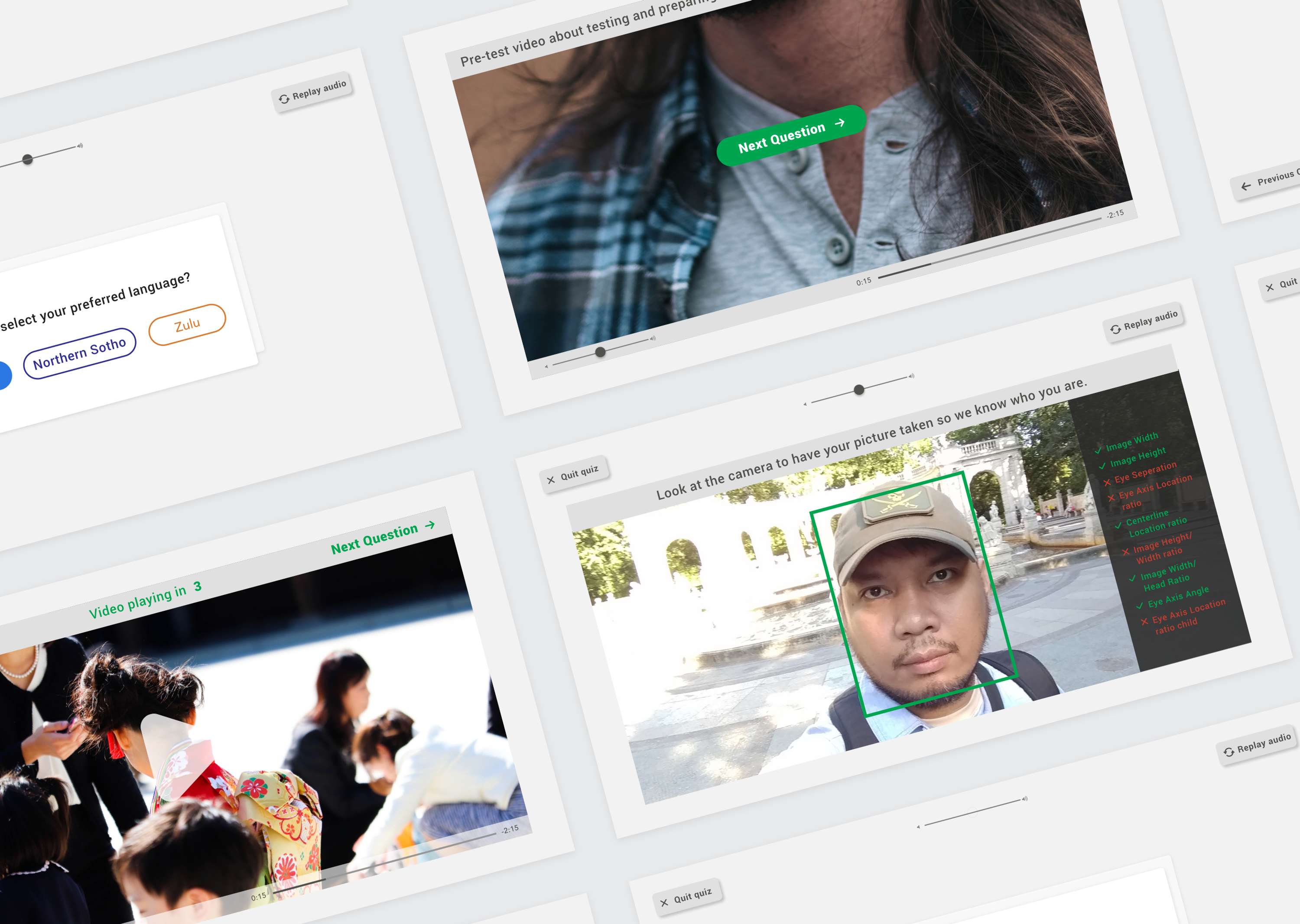 Kiosk App design - UI/UX by Danielle Human