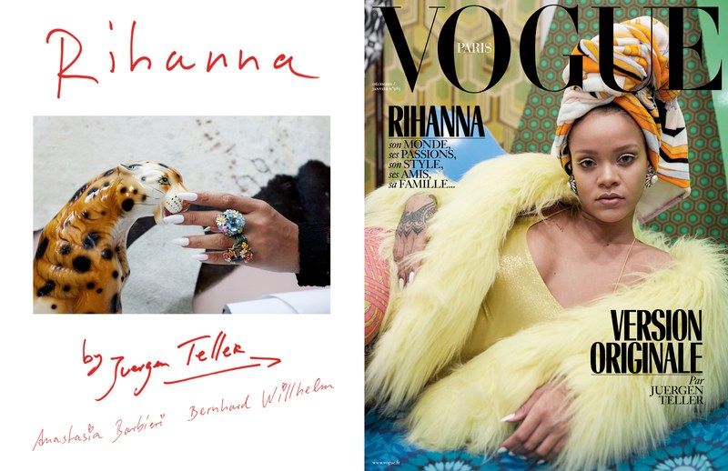French Vogue Rihanna Cover by Gemma Jones