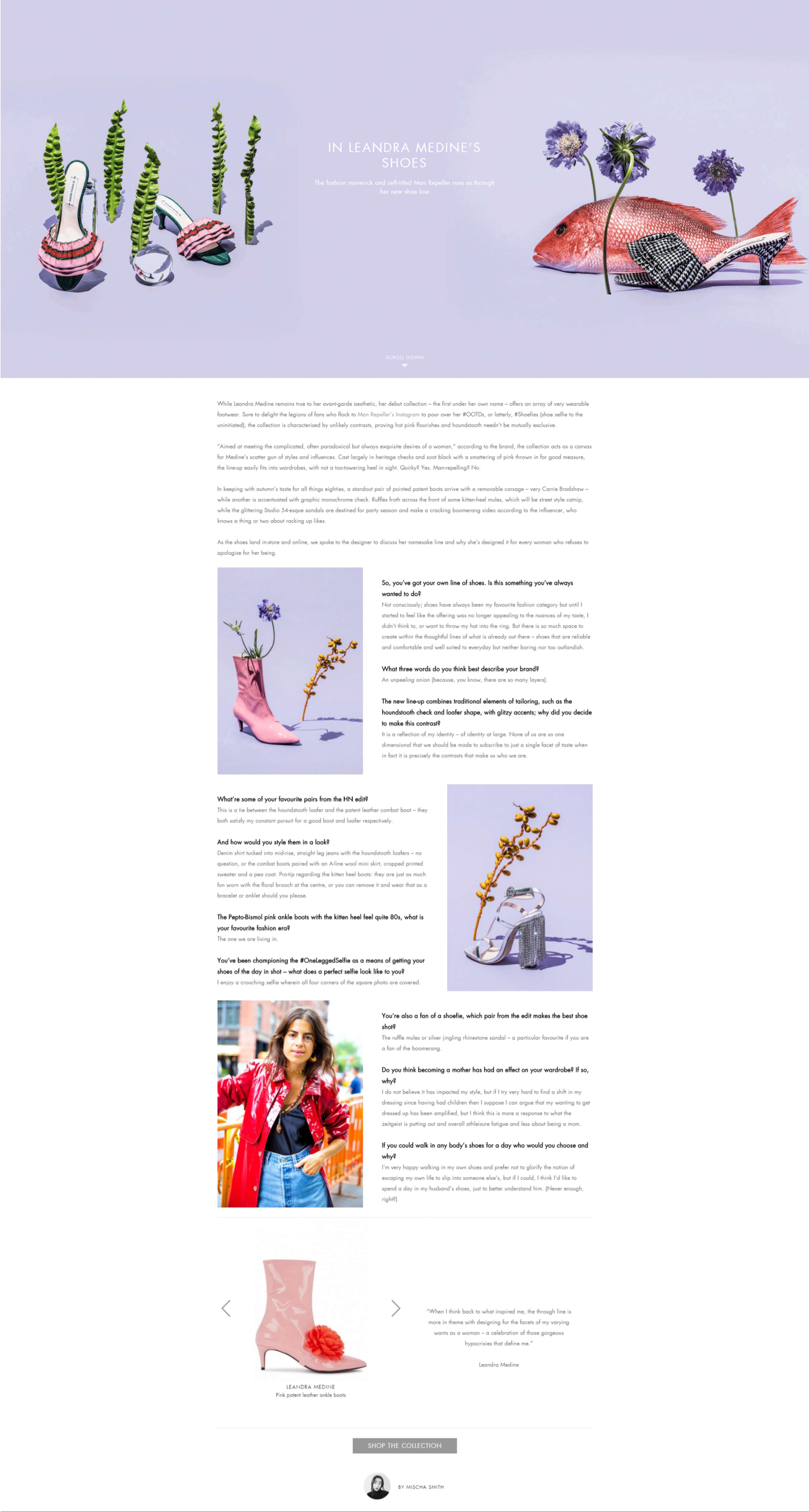 Designer interviews by Mischa Smith