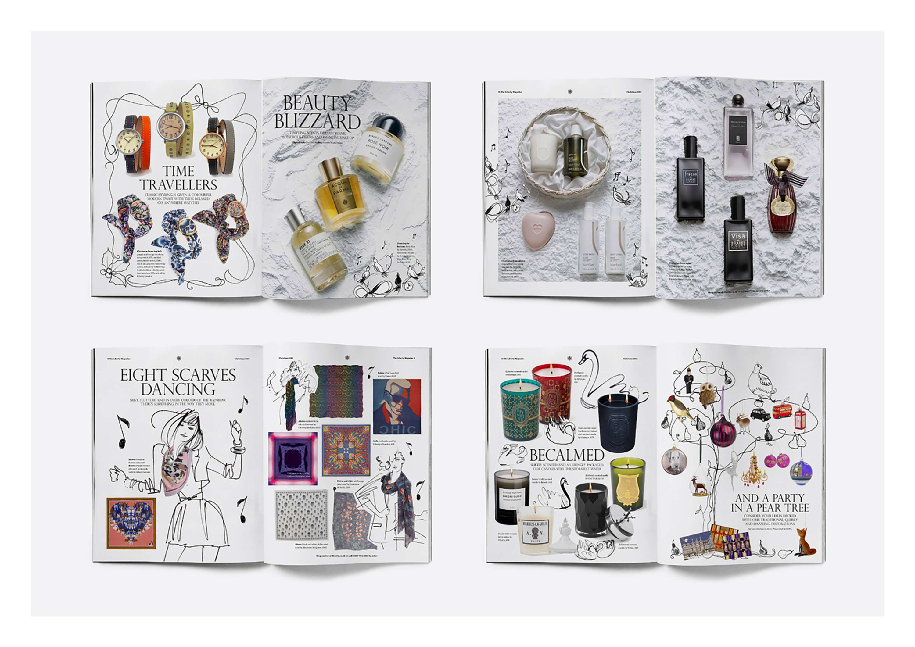 Samples of work by Lewis Cham