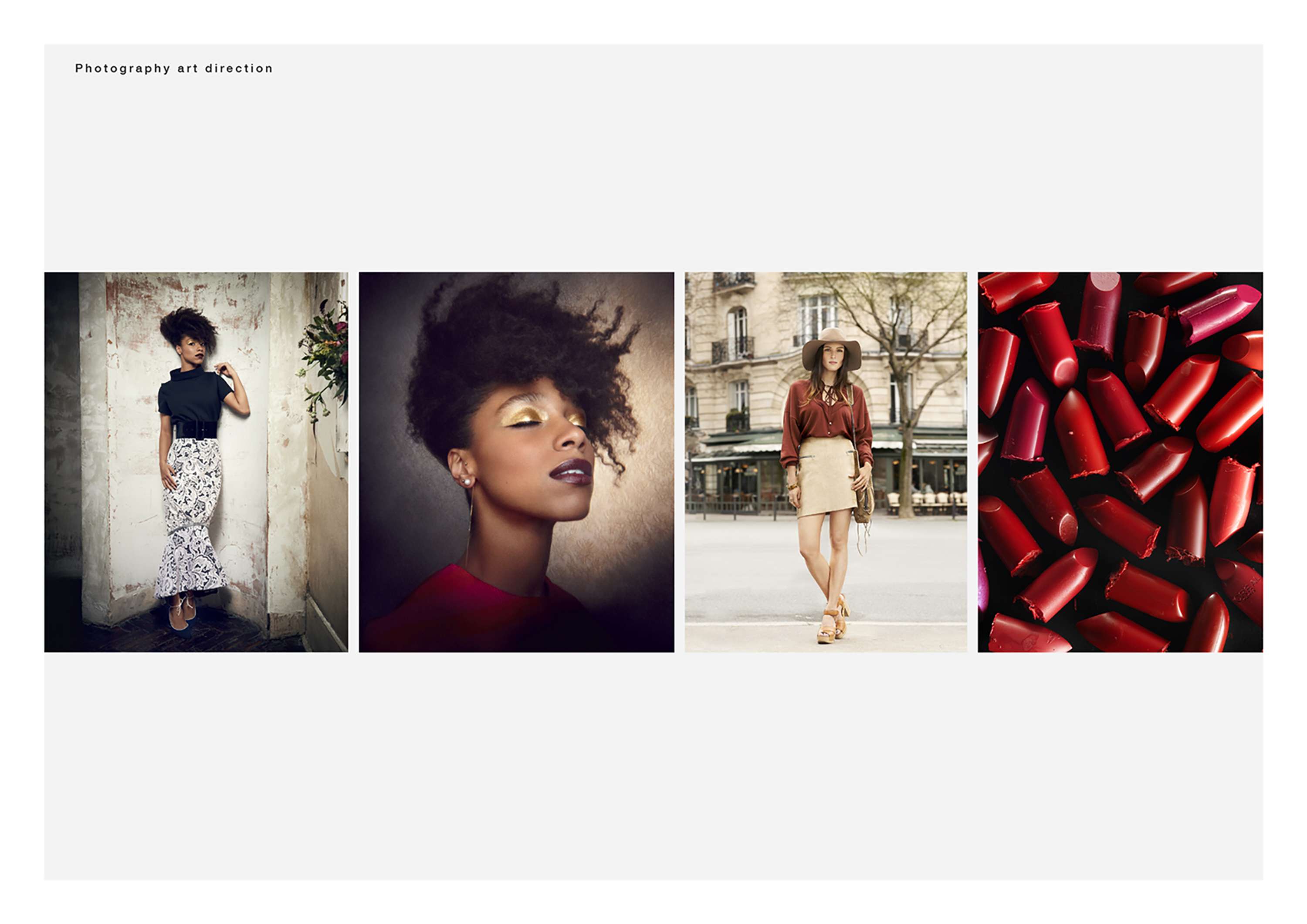 Samples of work by Lewis Cham
