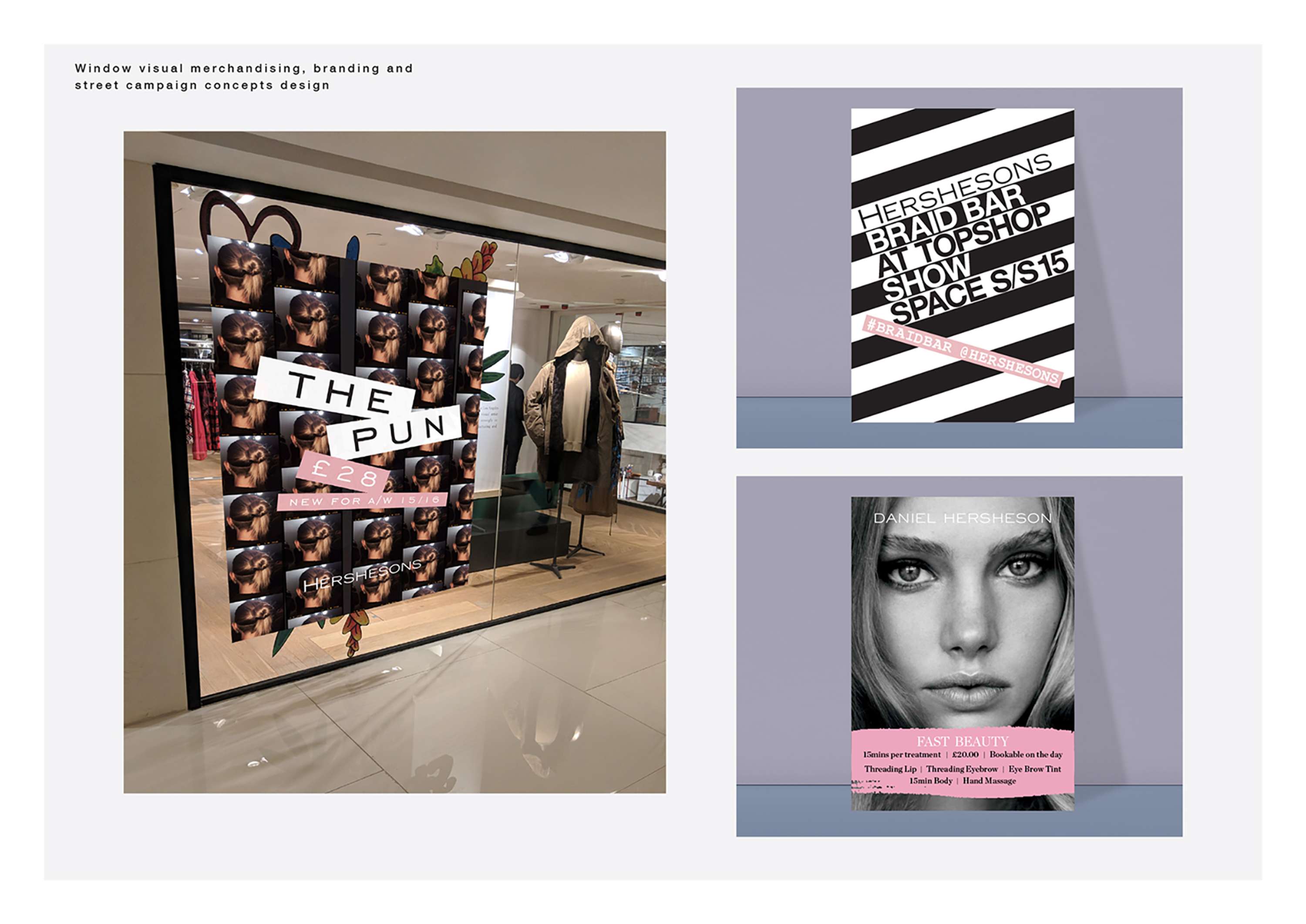 Samples of work by Lewis Cham