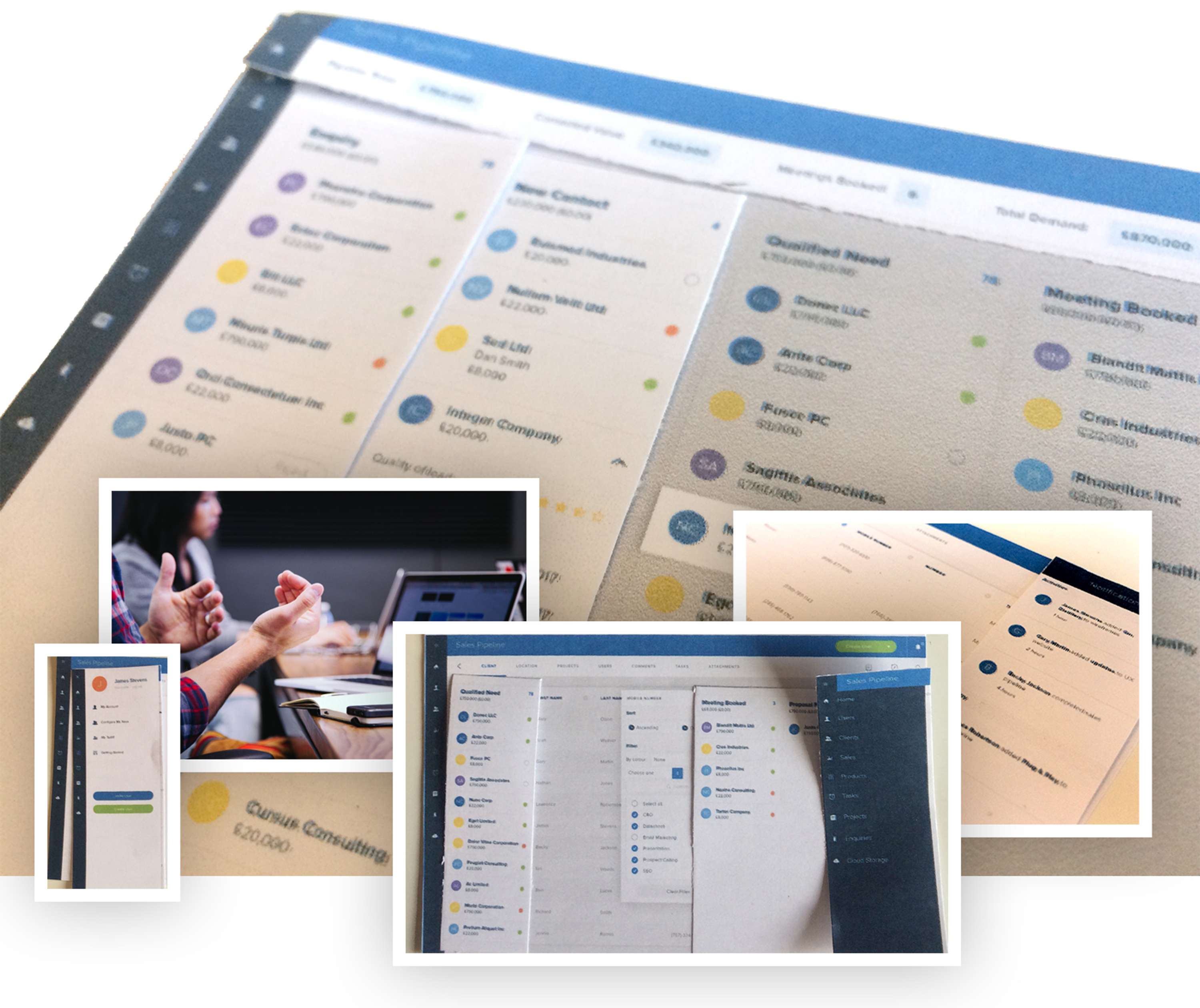 Backend CRM UI/UX by Shayne Cuffy