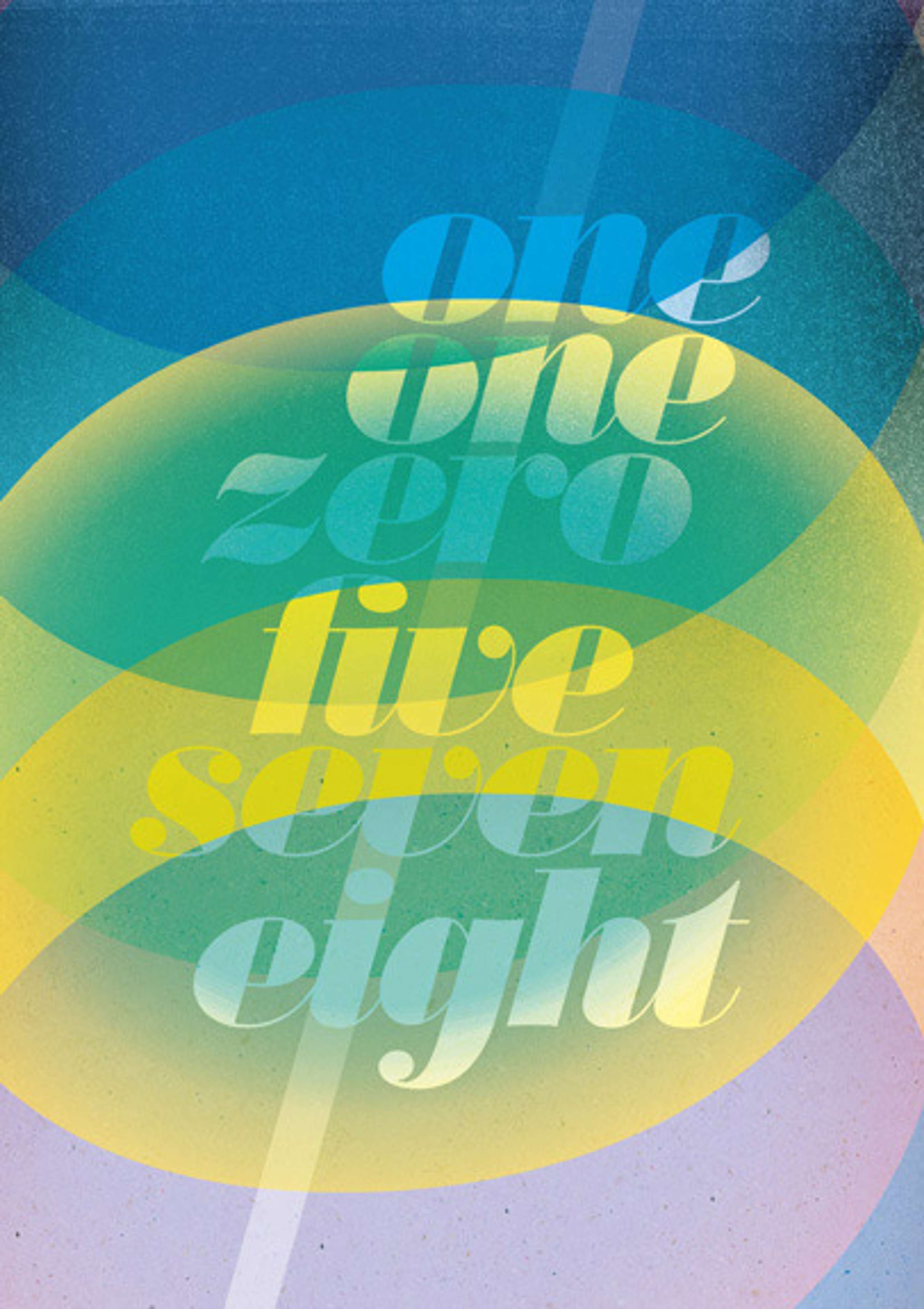 Dates Typographical (self initiated) by Jonas Foreman