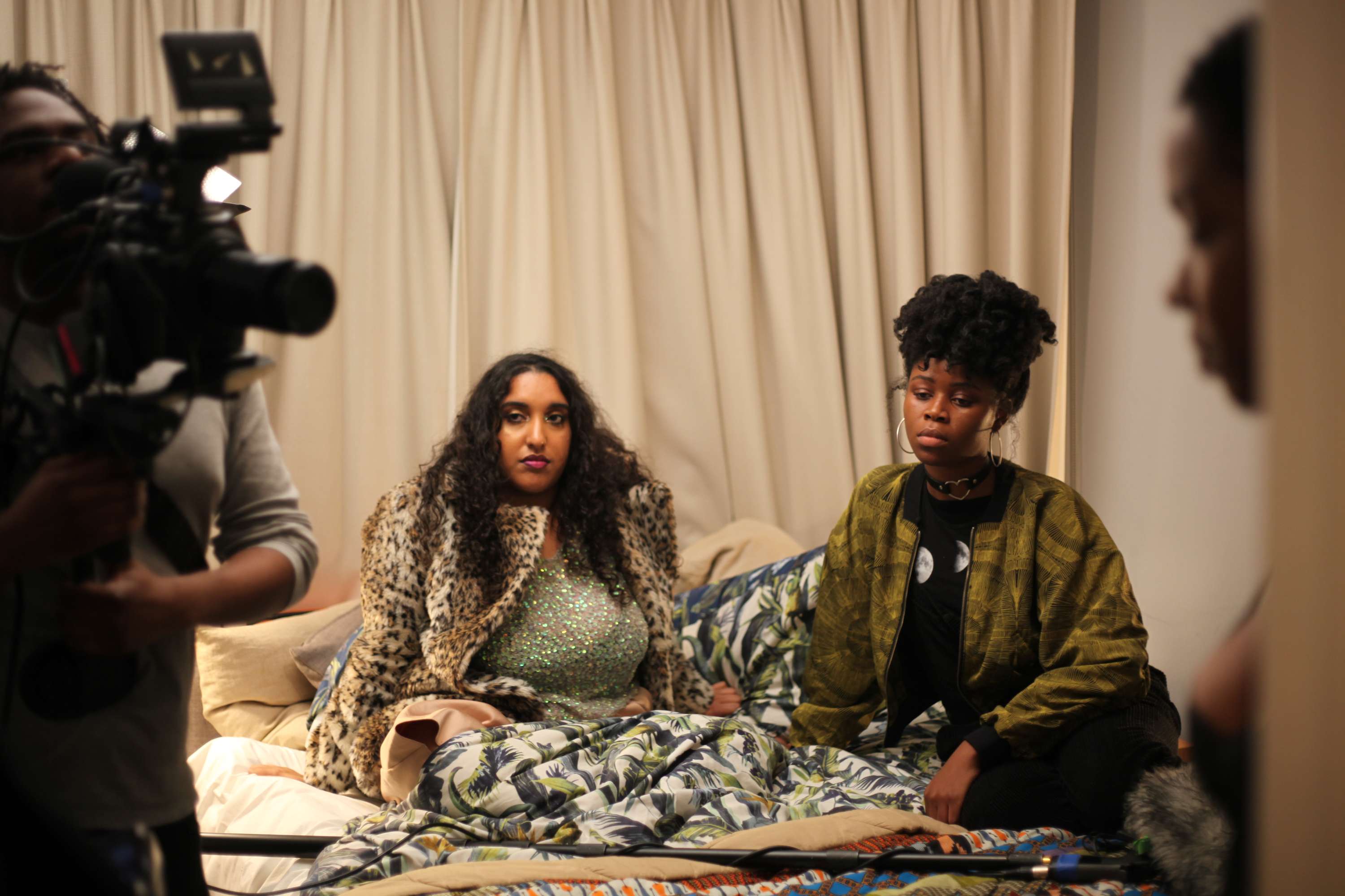 BTS of series TASTER shoot by Rashida Seriki