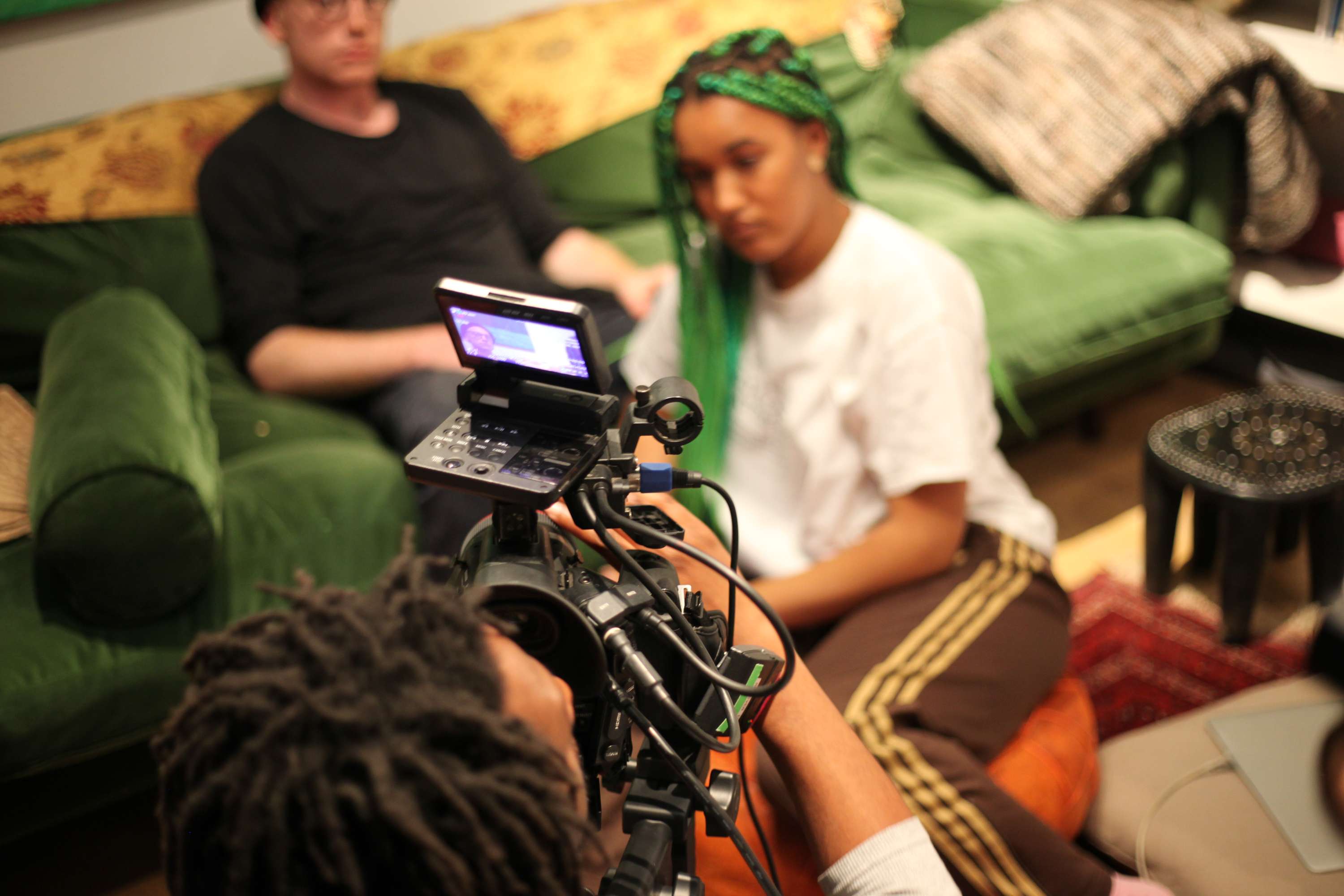 BTS of series TASTER shoot by Rashida Seriki