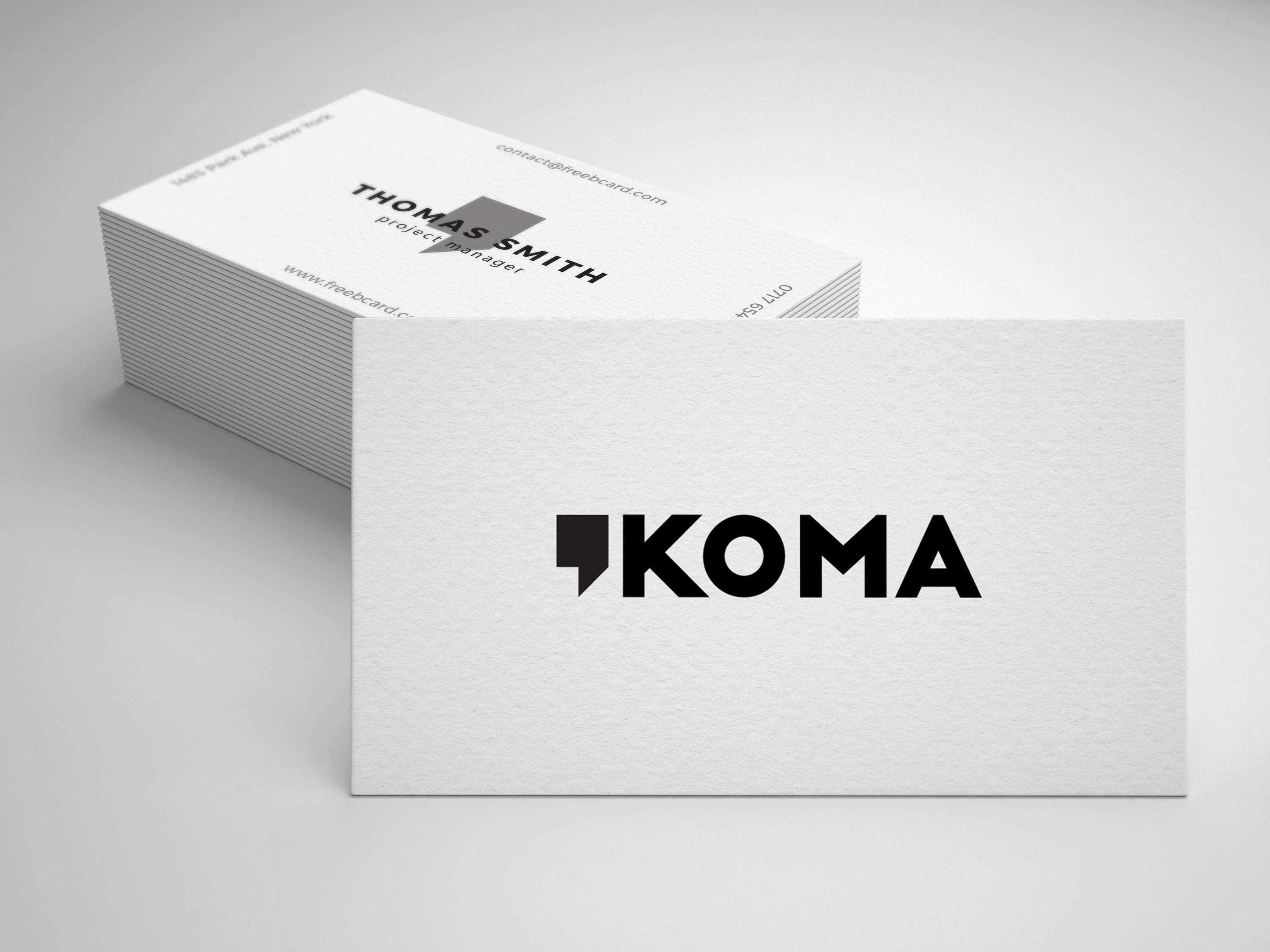 MTÜ Koma logo redesign by Eliza Kobin