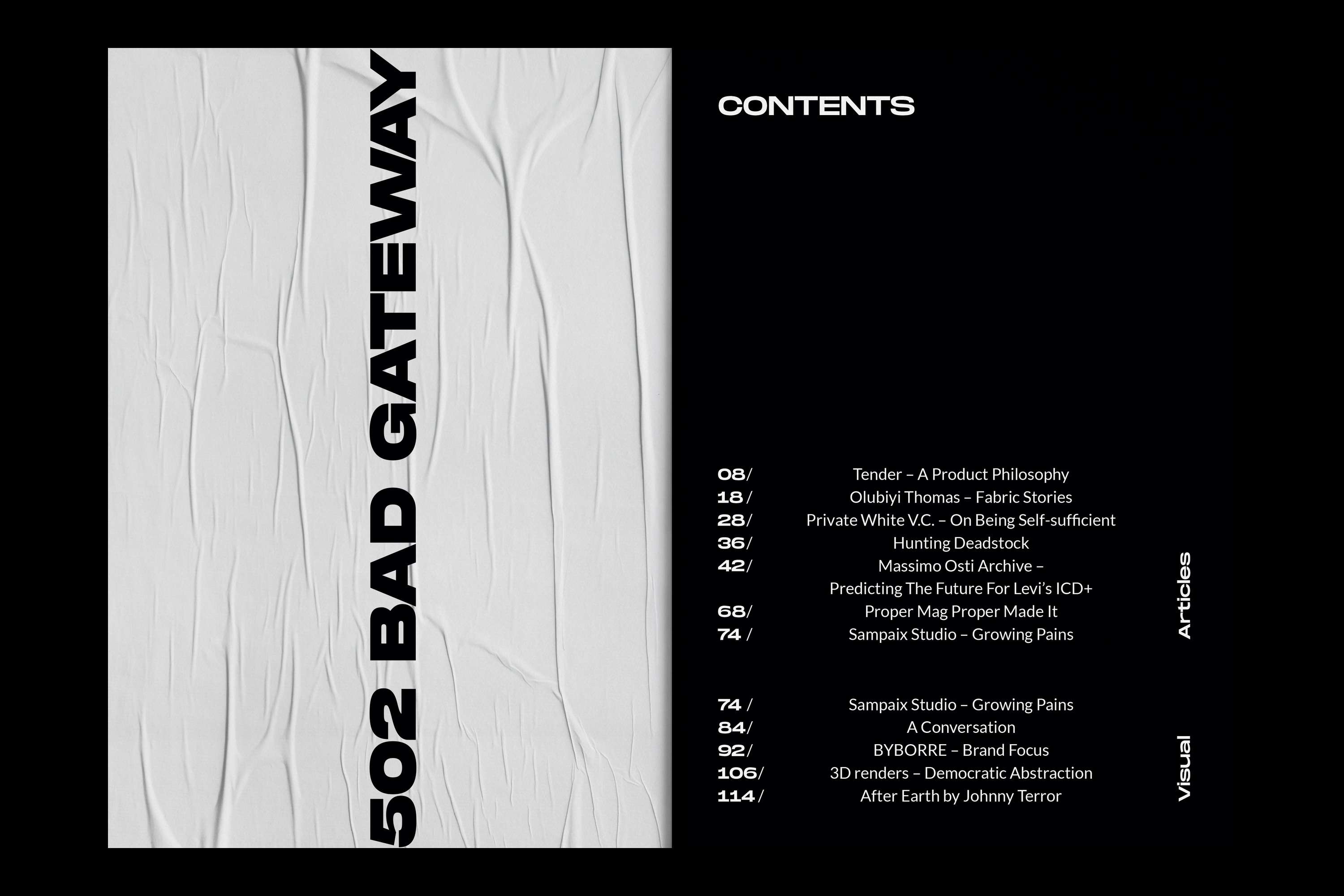502 Bad Gateway Issue 01 by Seth Footring